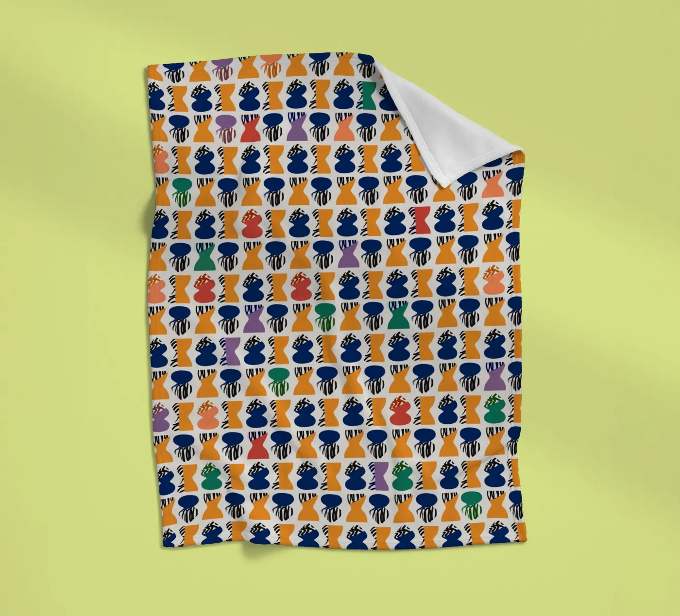Repetitive pattern 06 fleece blanket by Little Dean