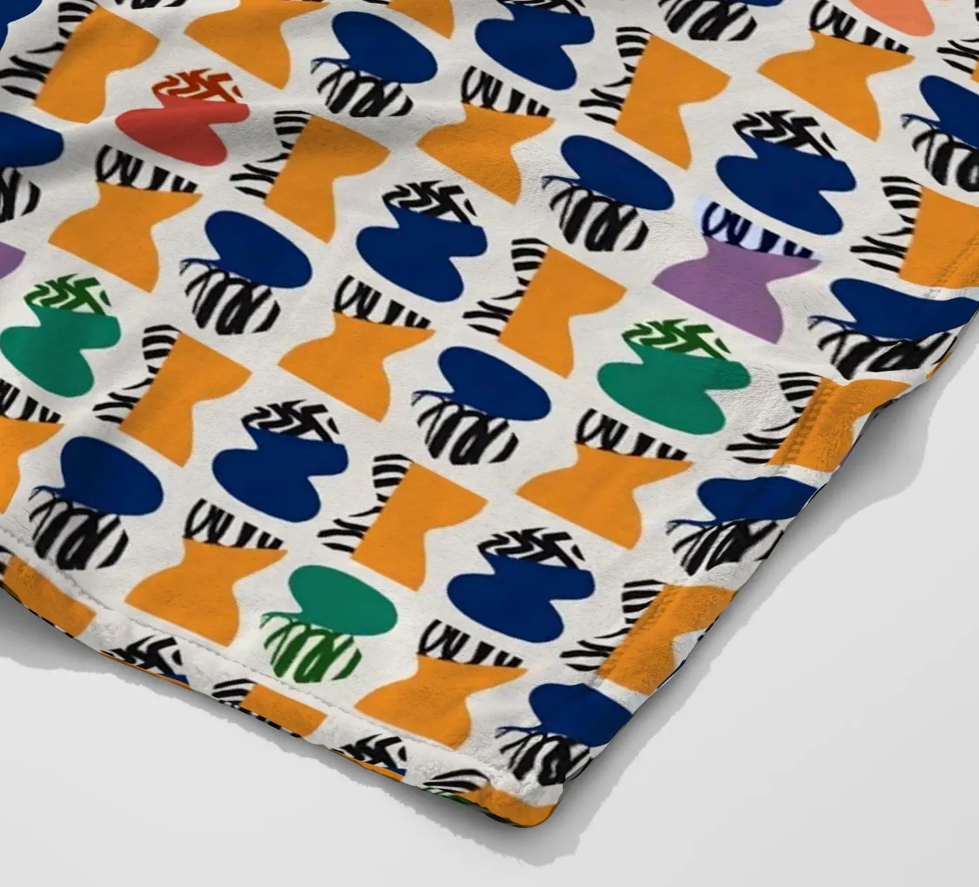Repetitive pattern 06 fleece blanket by Little Dean
