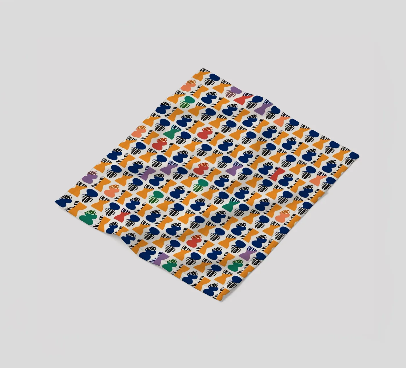 Repetitive pattern 06 fleece blanket by Little Dean