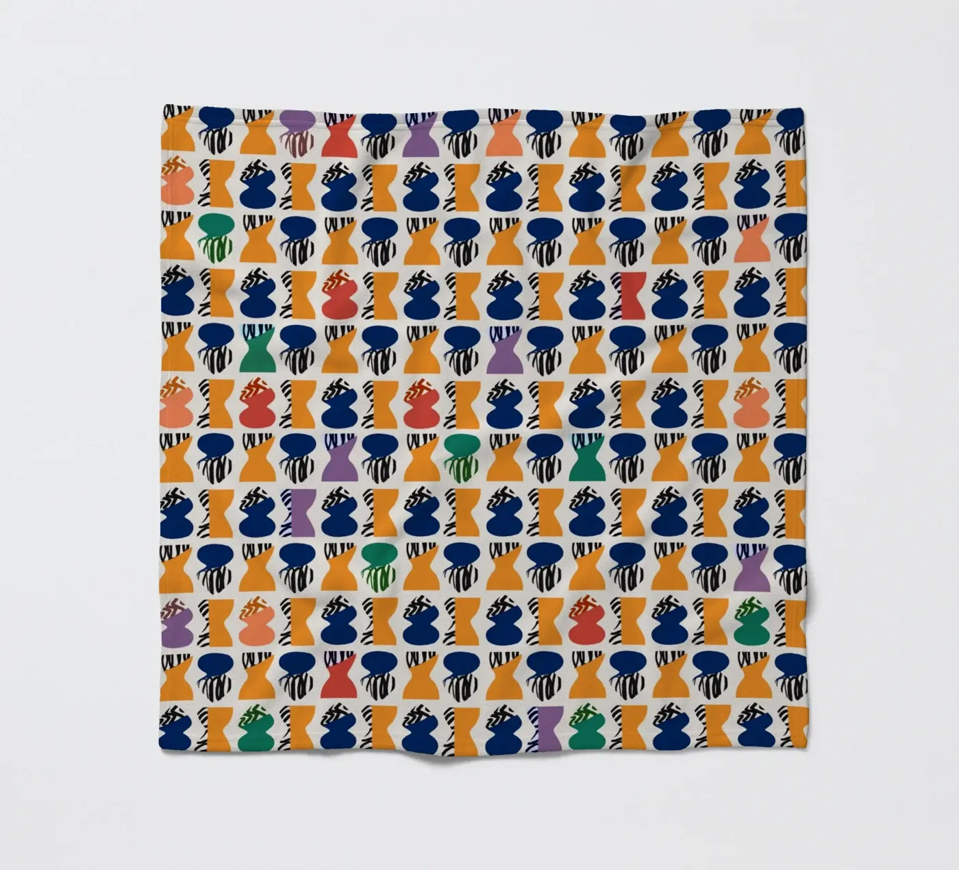 Repetitive pattern 06 fleece blanket by Little Dean