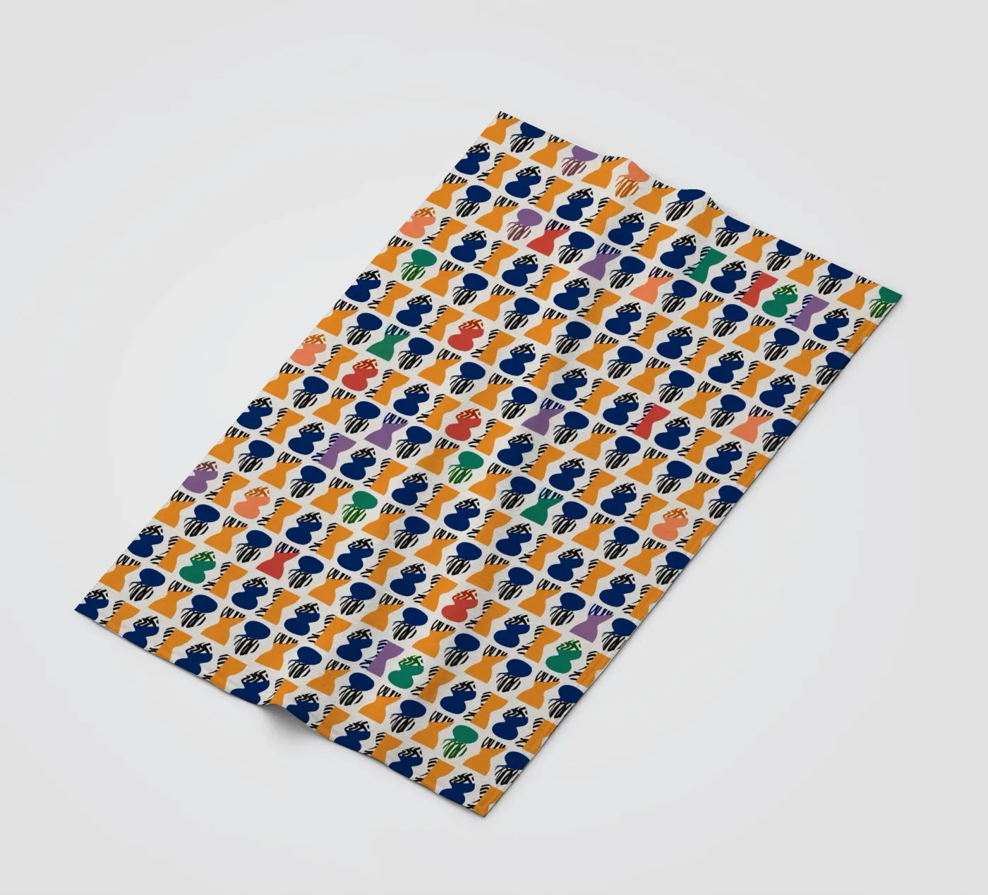 Repetitive pattern 06 fleece blanket by Little Dean