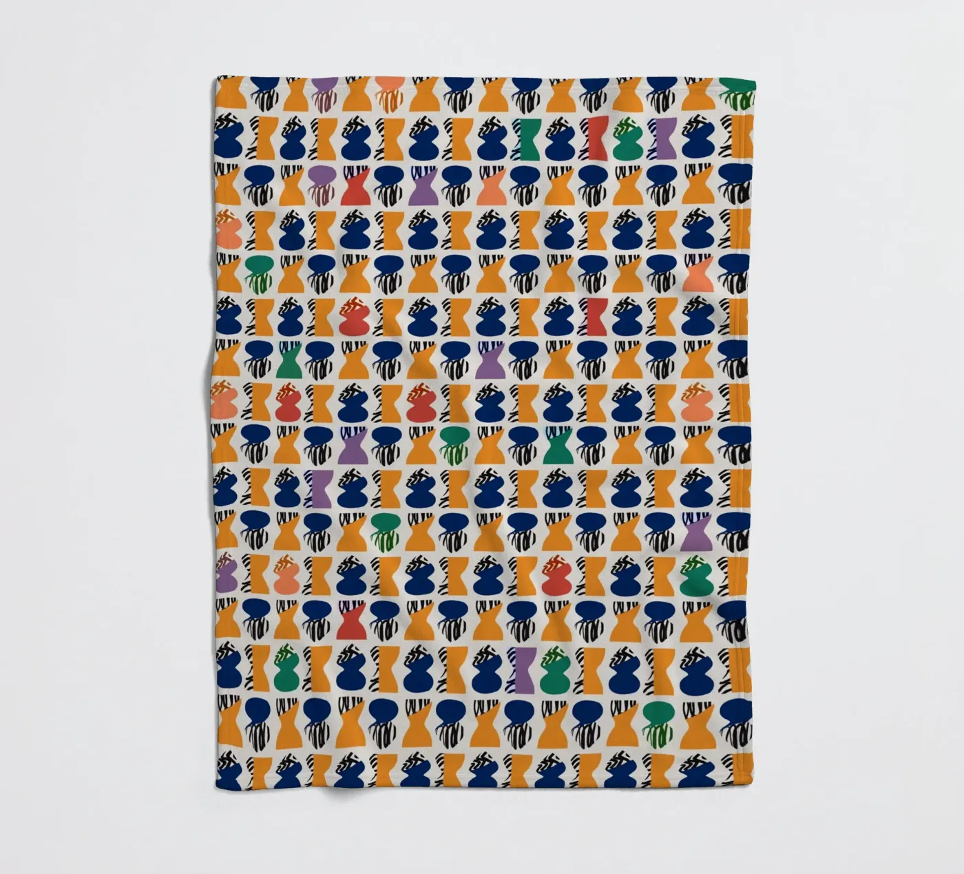Repetitive pattern 06 fleece blanket by Little Dean