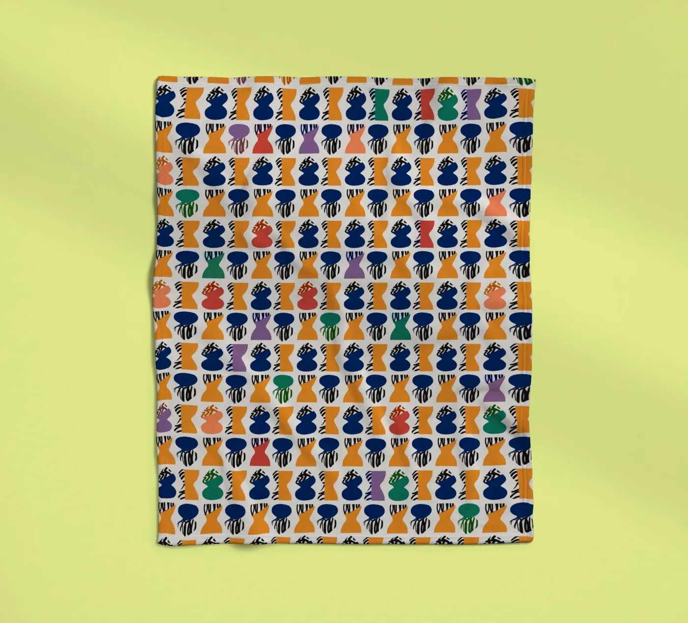 Repetitive pattern 06 fleece blanket by Little Dean
