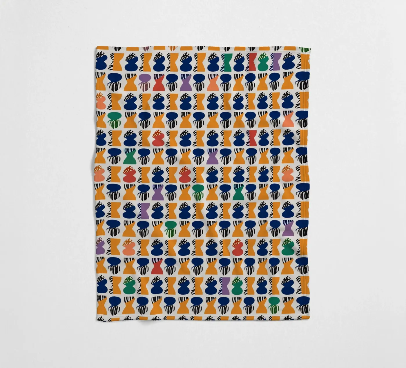 Repetitive pattern 06 fleece blanket by Little Dean