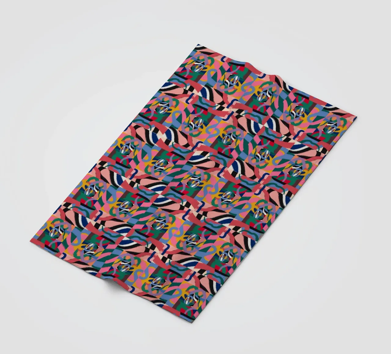 Repetitive pattern 07 fleece blanket by Little Dean