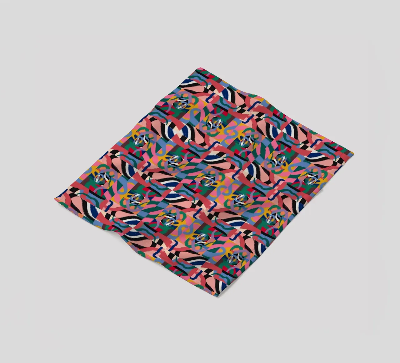 Repetitive pattern 07 fleece blanket by Little Dean