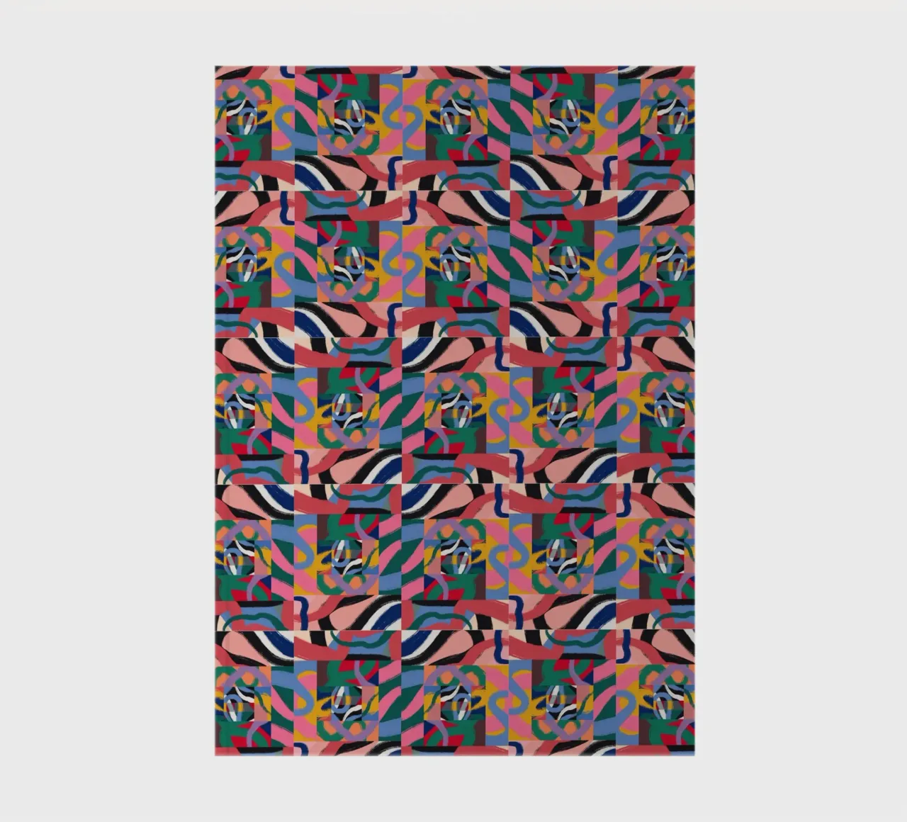 Repetitive pattern 07 notebook by Little Dean