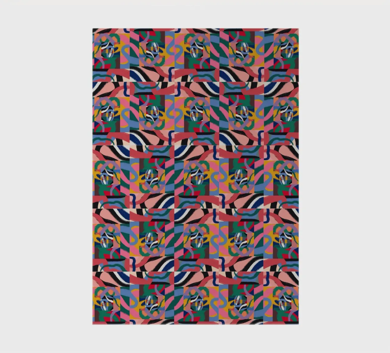 Repetitive pattern 07 notebook by Little Dean