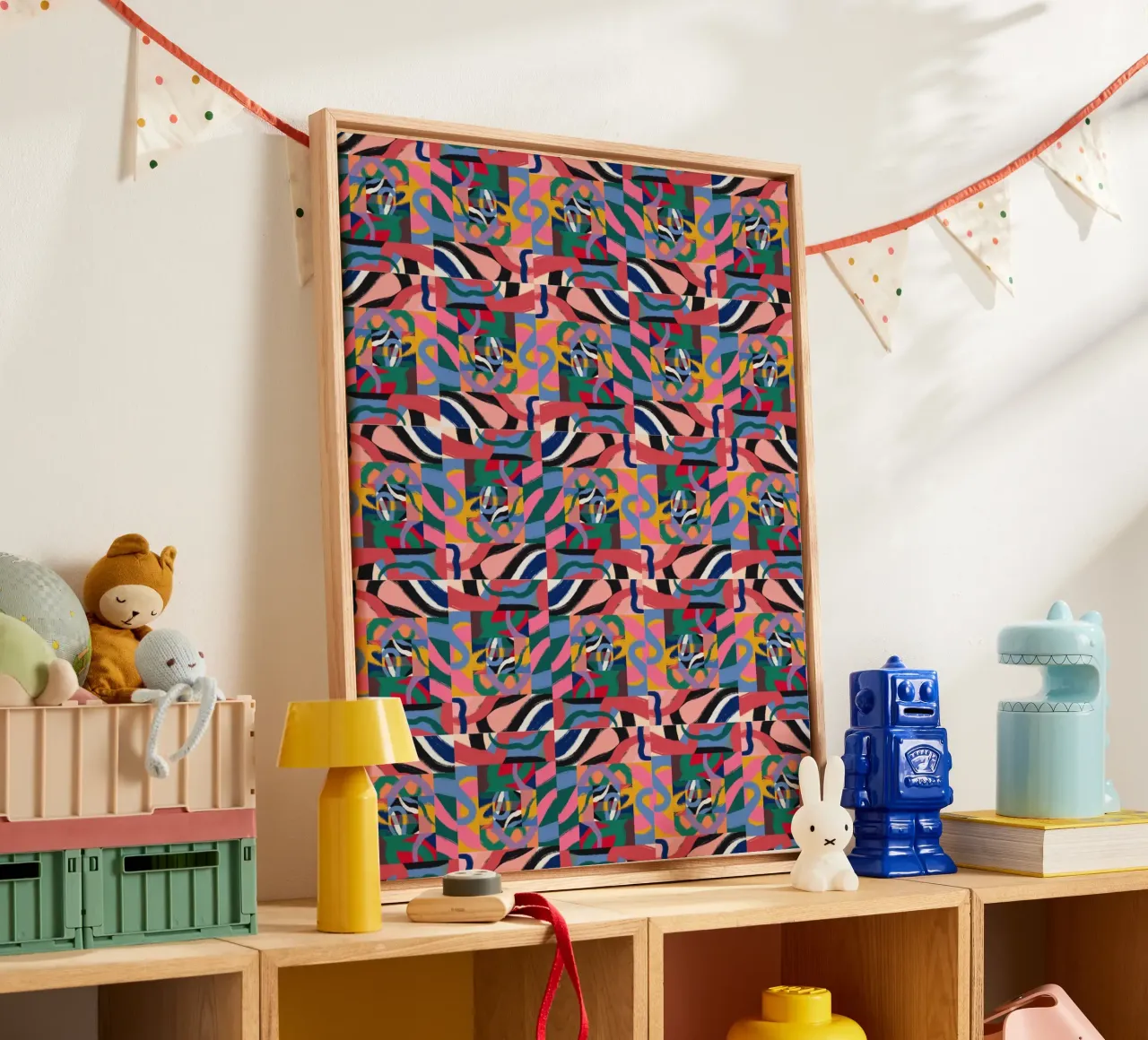 Repetitive pattern 07 canvas by Little Dean