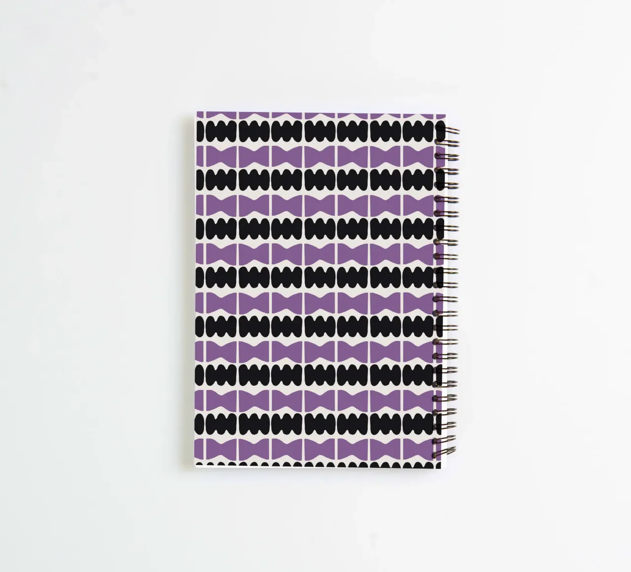 Repetitive pattern 08 spiral notebook by Little Dean