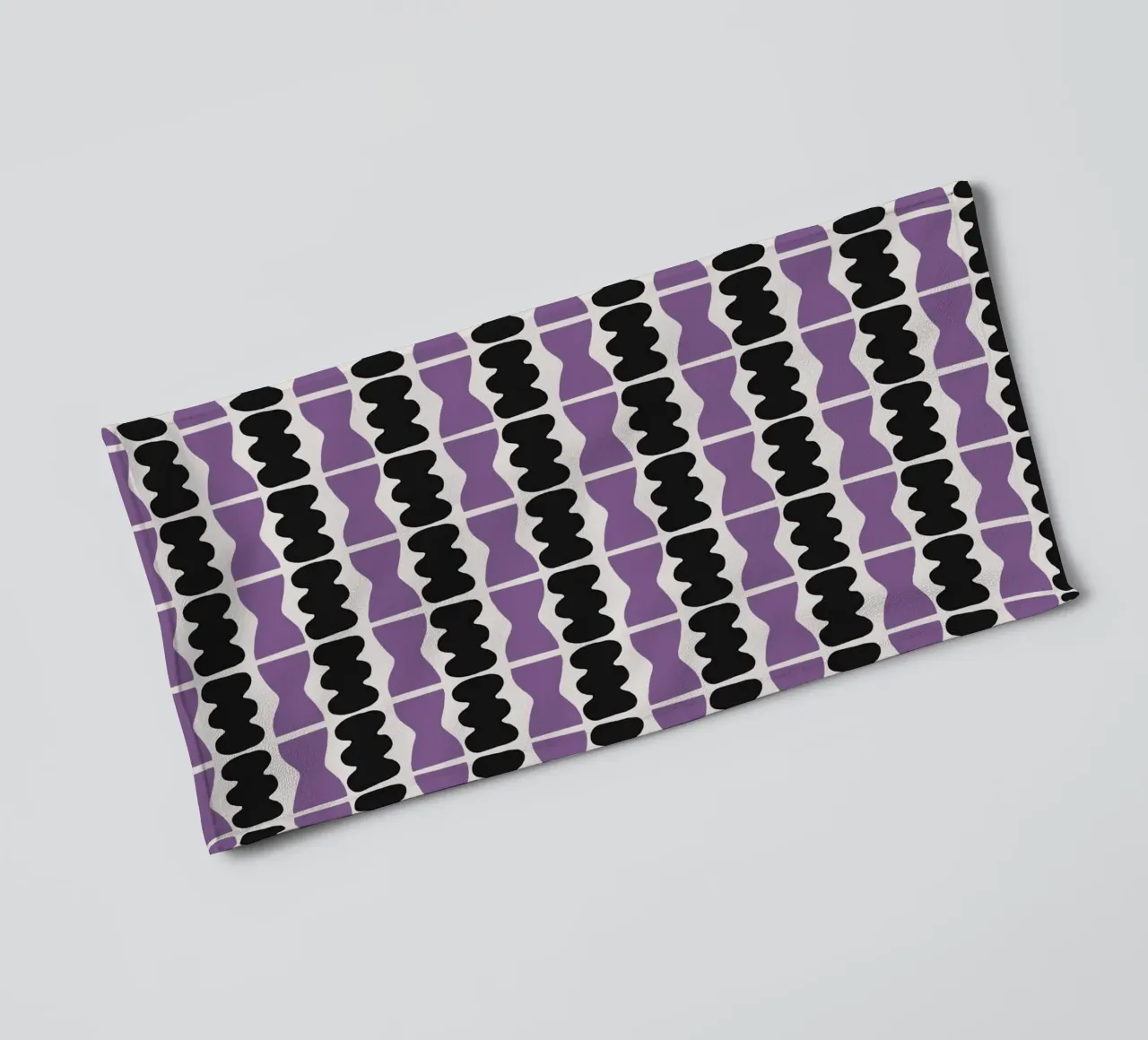 Repetitive pattern 08 towel by Little Dean