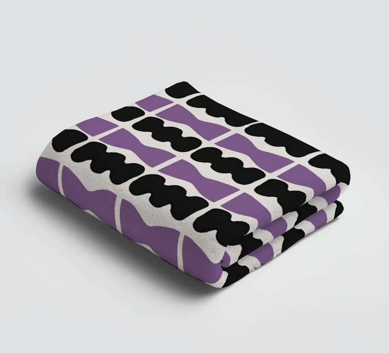 Repetitive pattern 08 towel by Little Dean