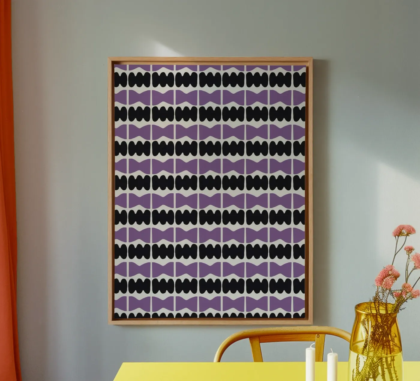 Repetitive pattern 08 canvas by Little Dean