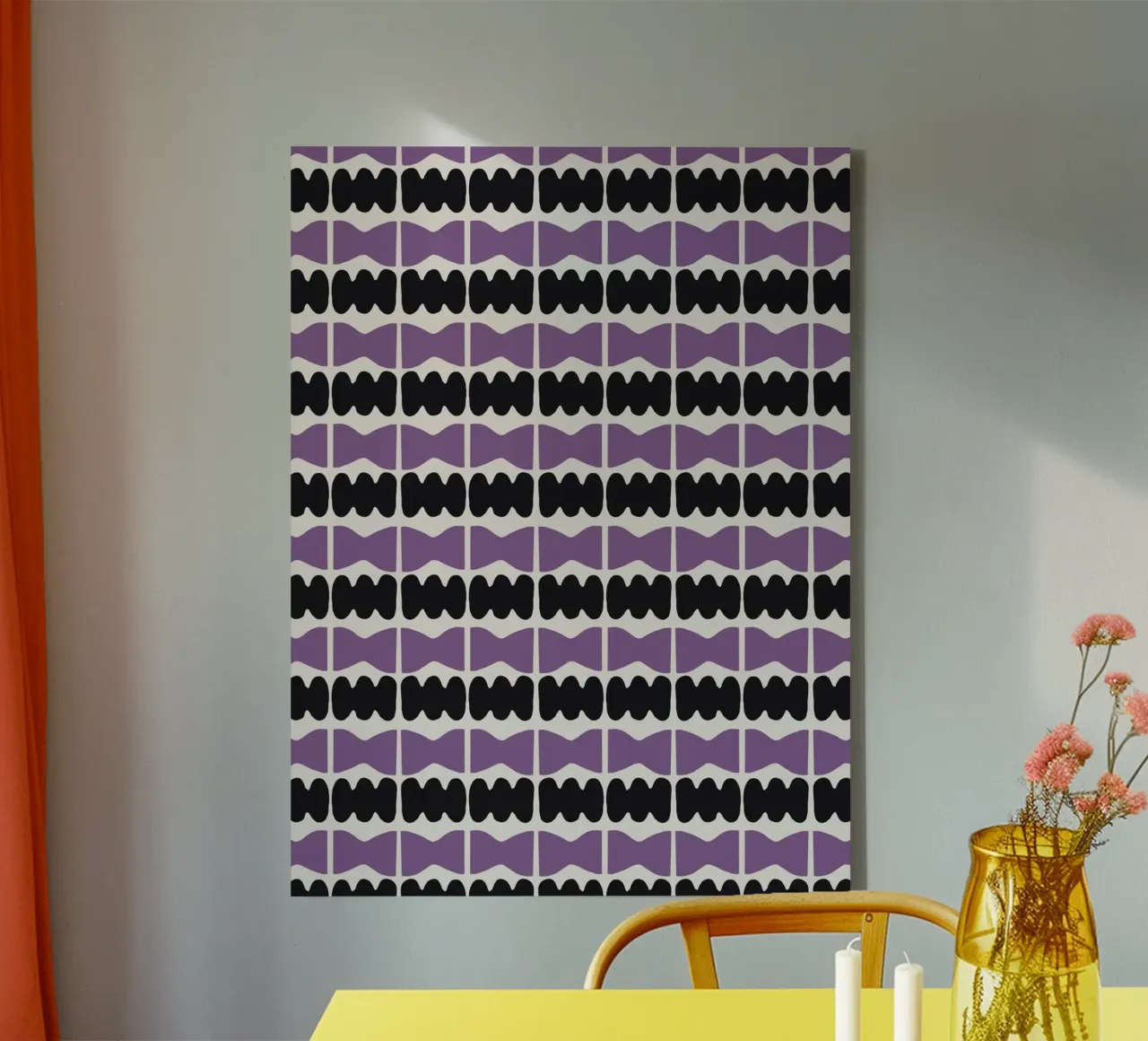 Repetitive pattern 08 canvas by Little Dean