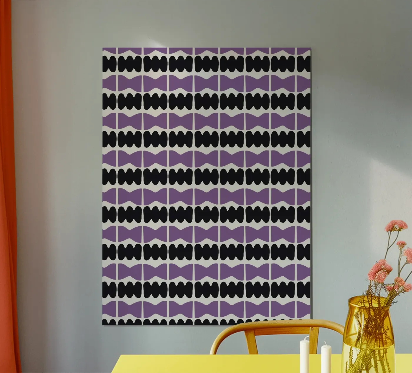 Repetitive pattern 08 poster van Little Dean