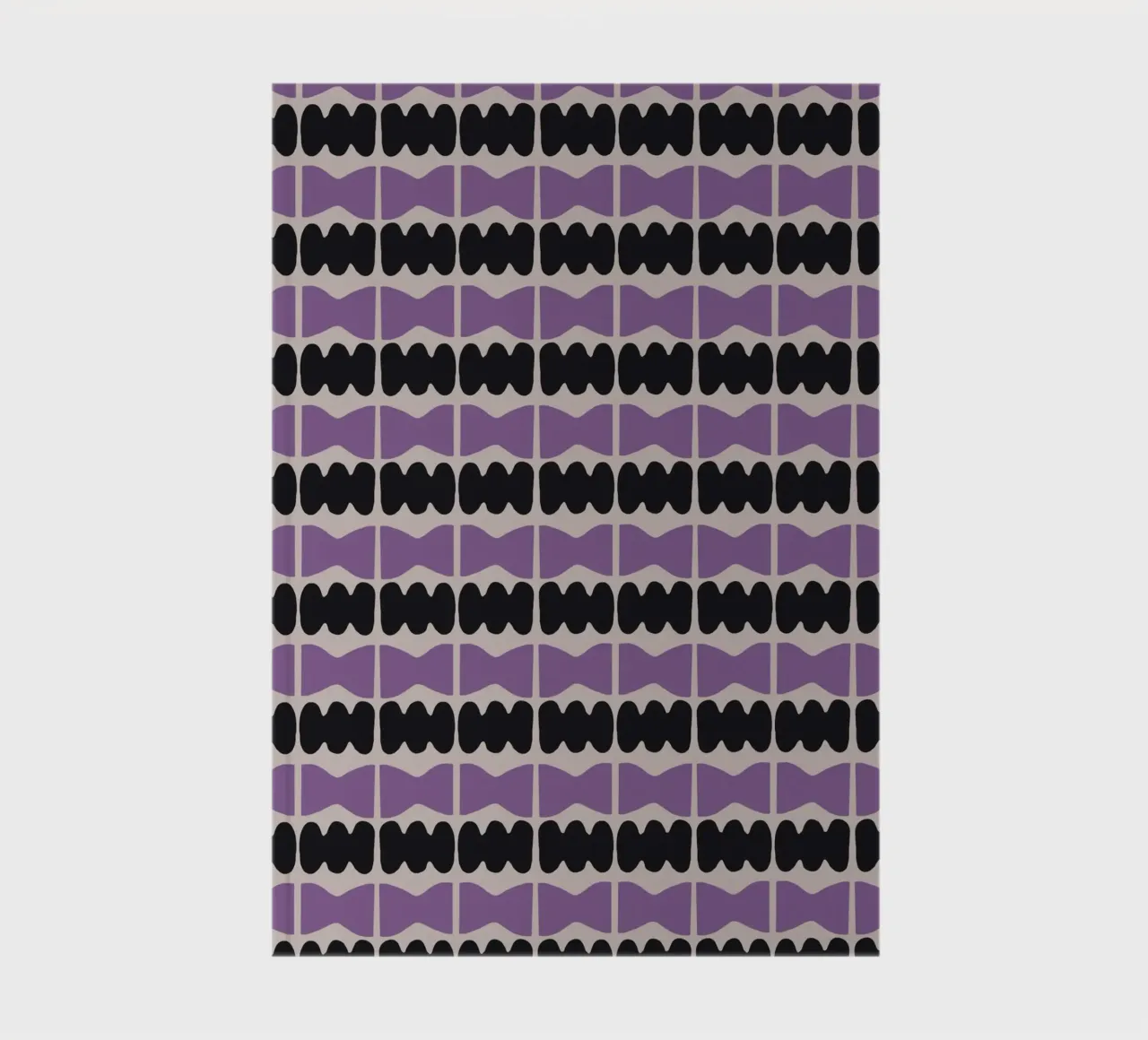 Repetitive pattern 09 notebook by Little Dean