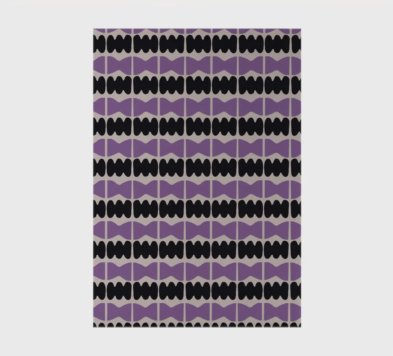Repetitive pattern 09 notebook by Little Dean