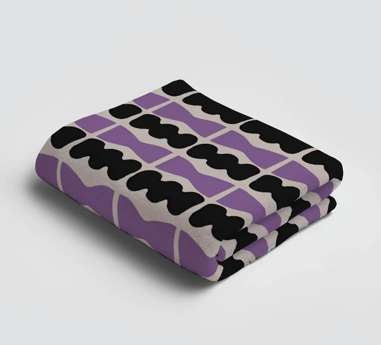 Repetitive pattern 09 towel by Little Dean