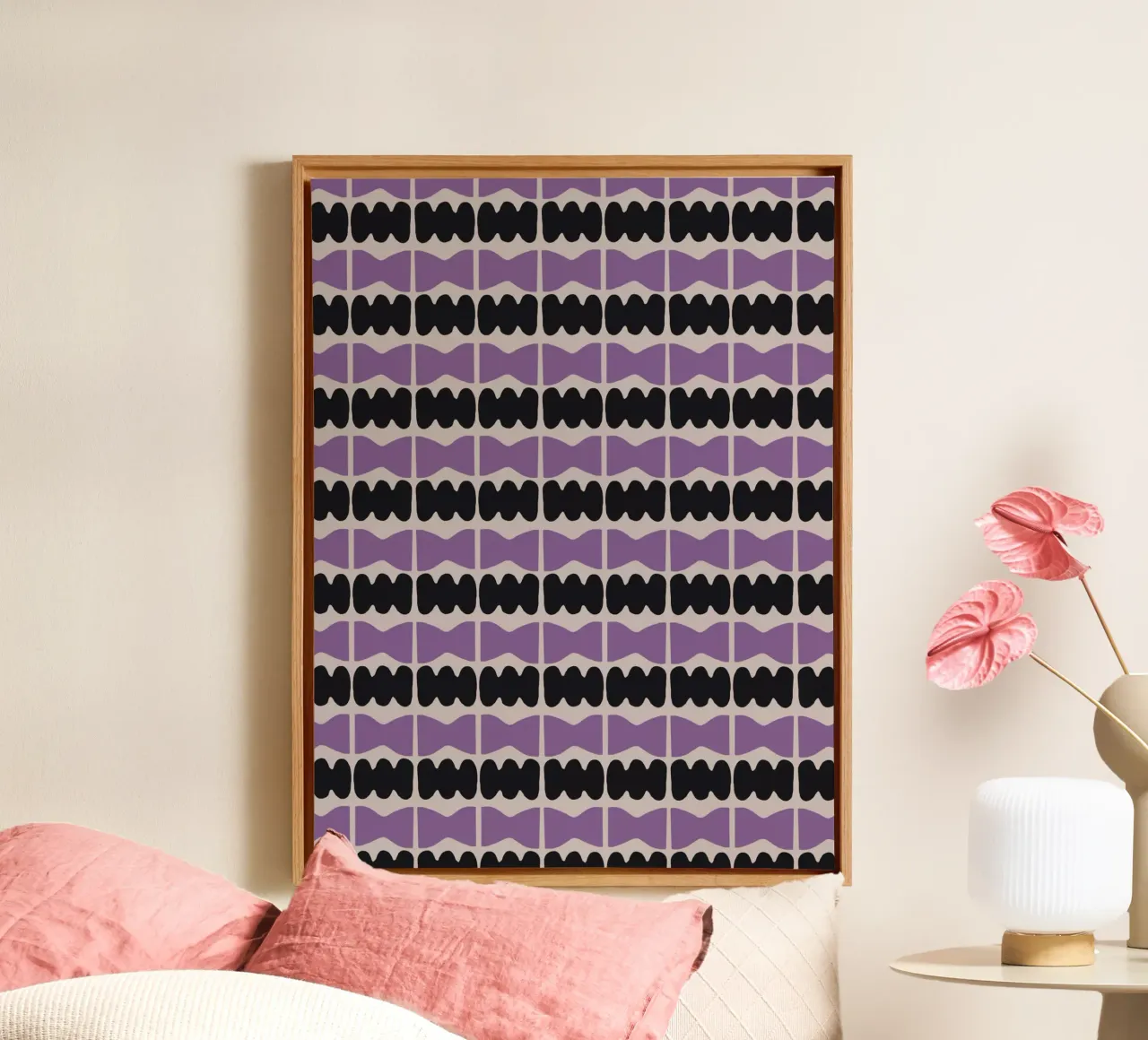 Repetitive pattern 09 canvas by Little Dean