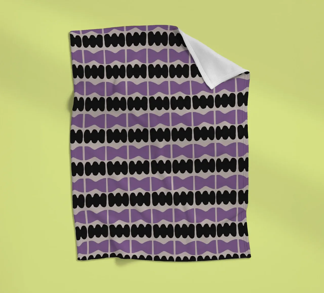 Repetitive pattern 09 fleece blanket by Little Dean
