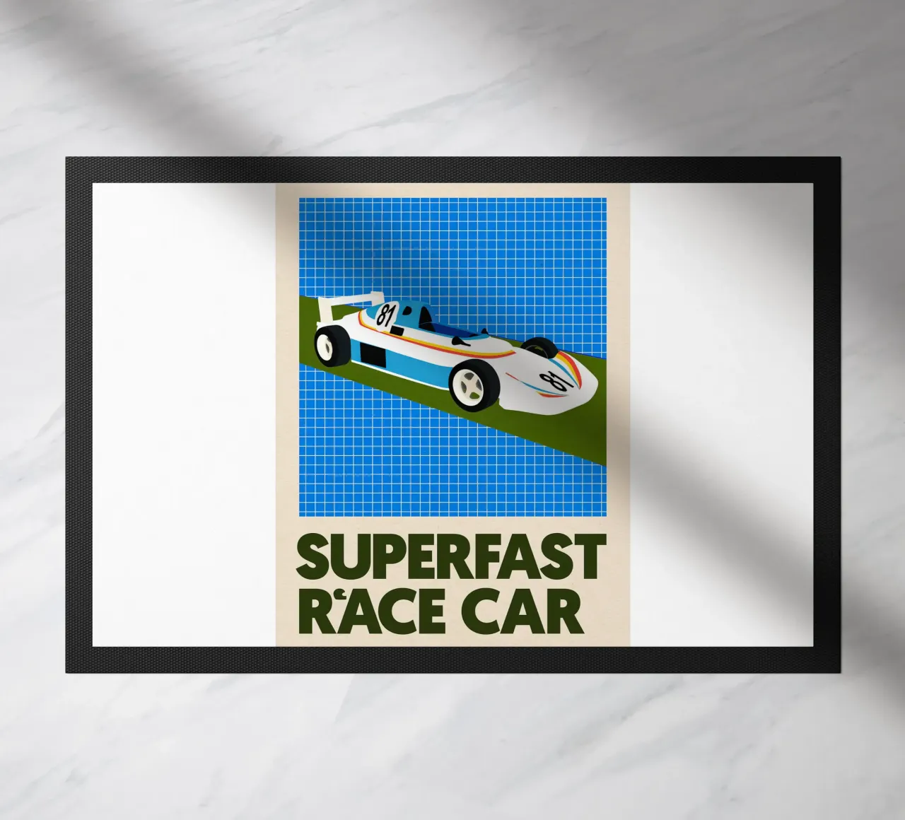 Auto da corsa superveloce zerbino da lawrencearmstron