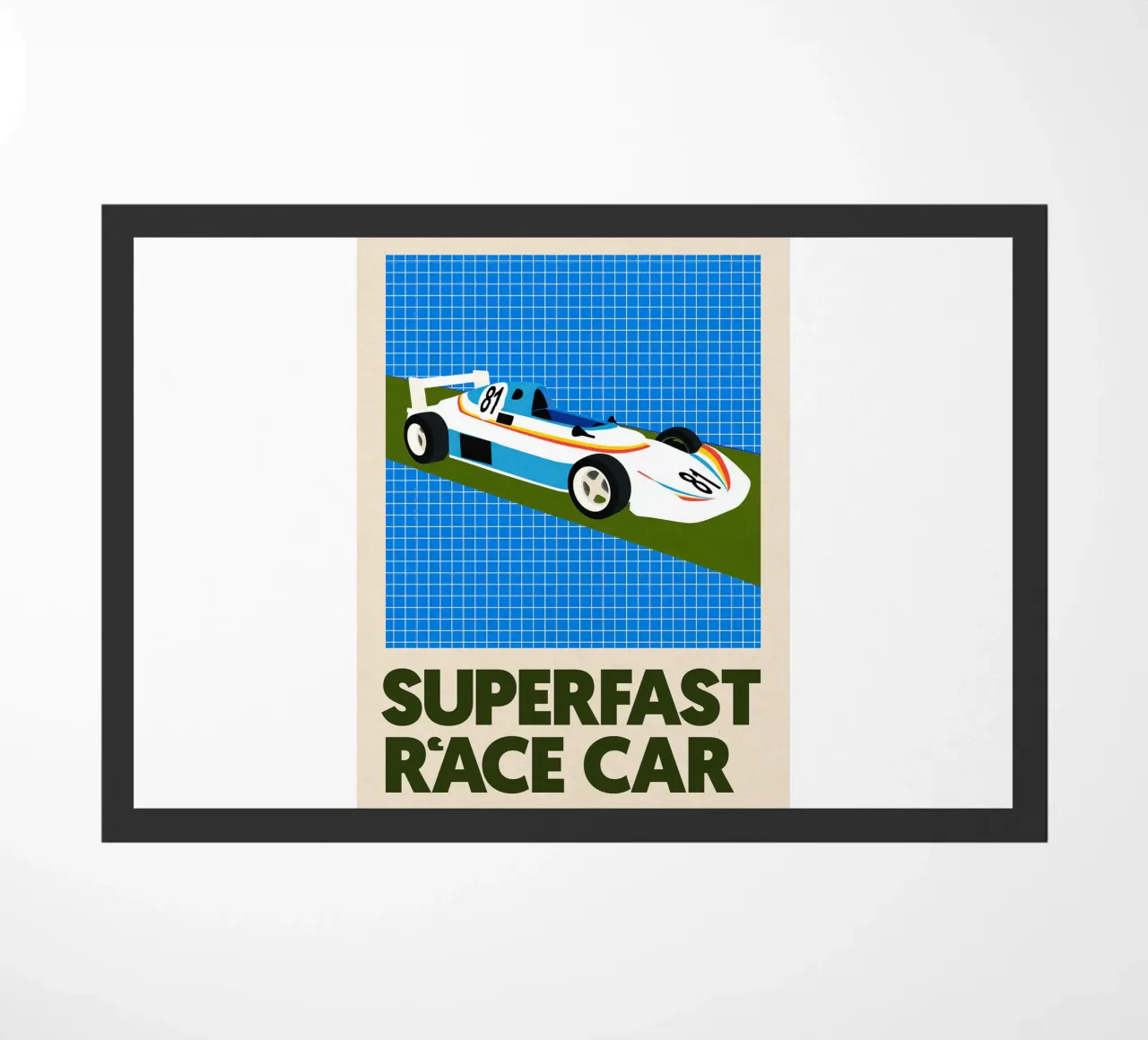 Auto da corsa superveloce zerbino da lawrencearmstron