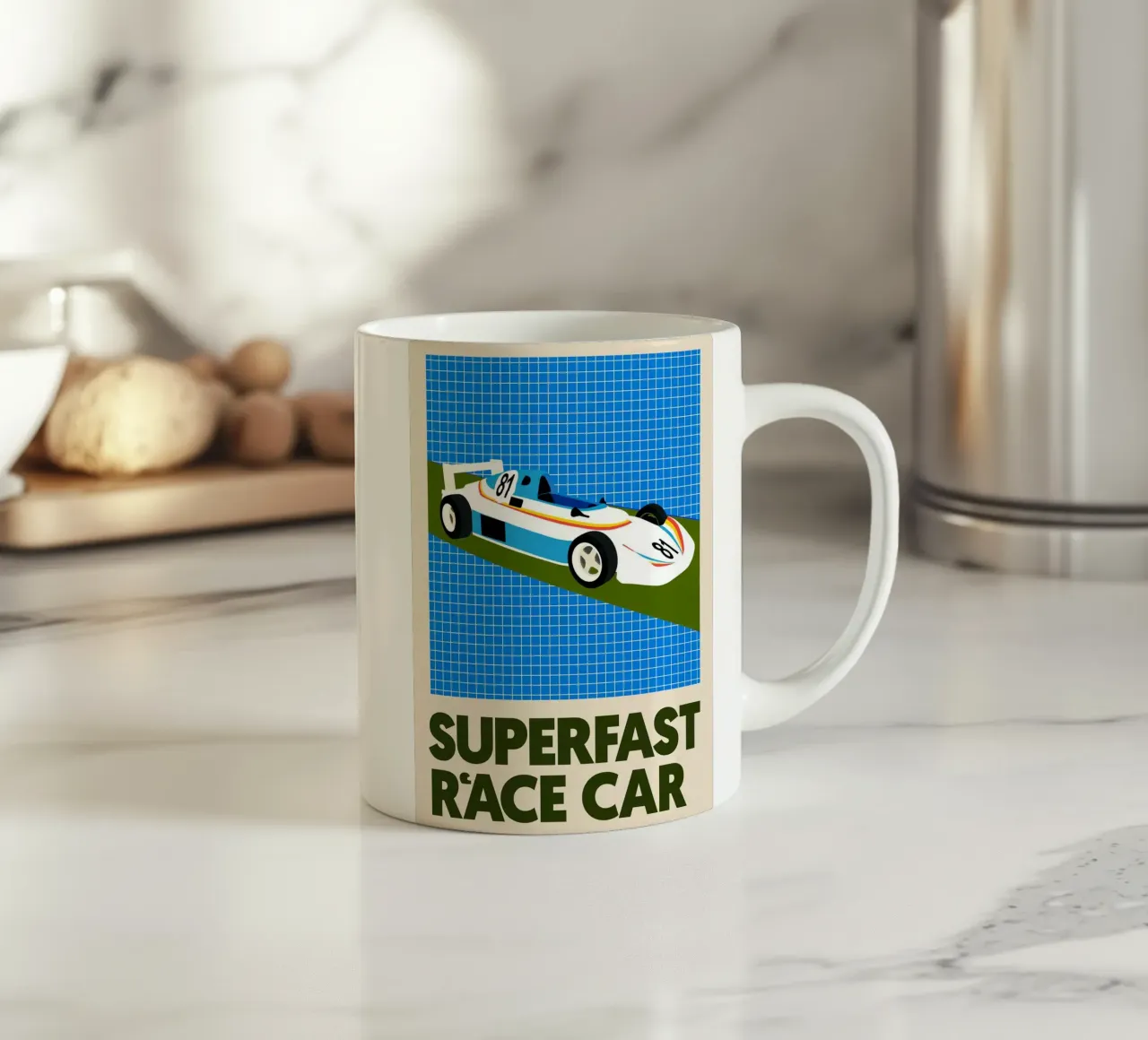 Auto da corsa superveloce tazza in ceramica da lawrencearmstron
