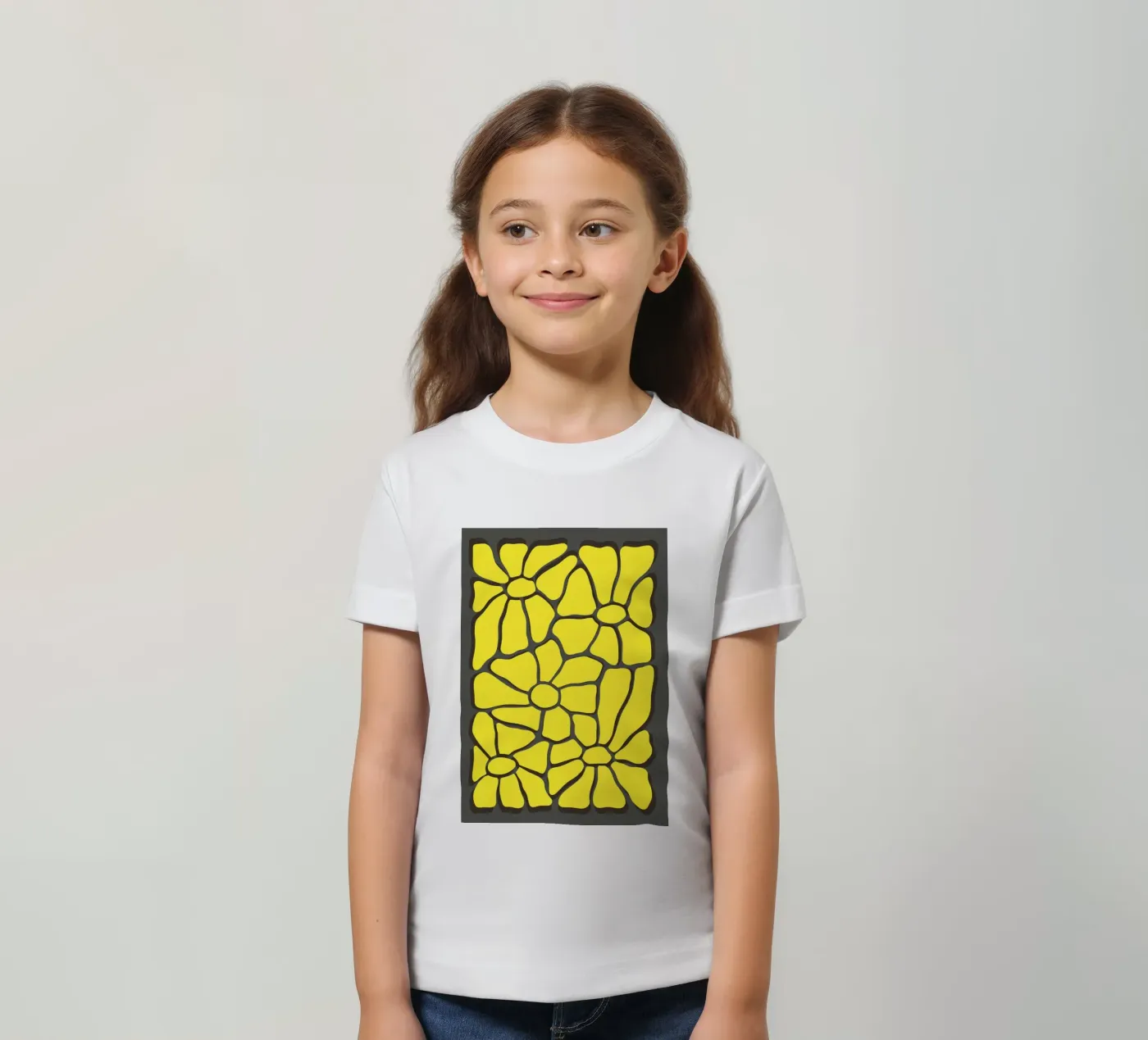 Flower composition kinder t-shirt van RS LAB STUDIO