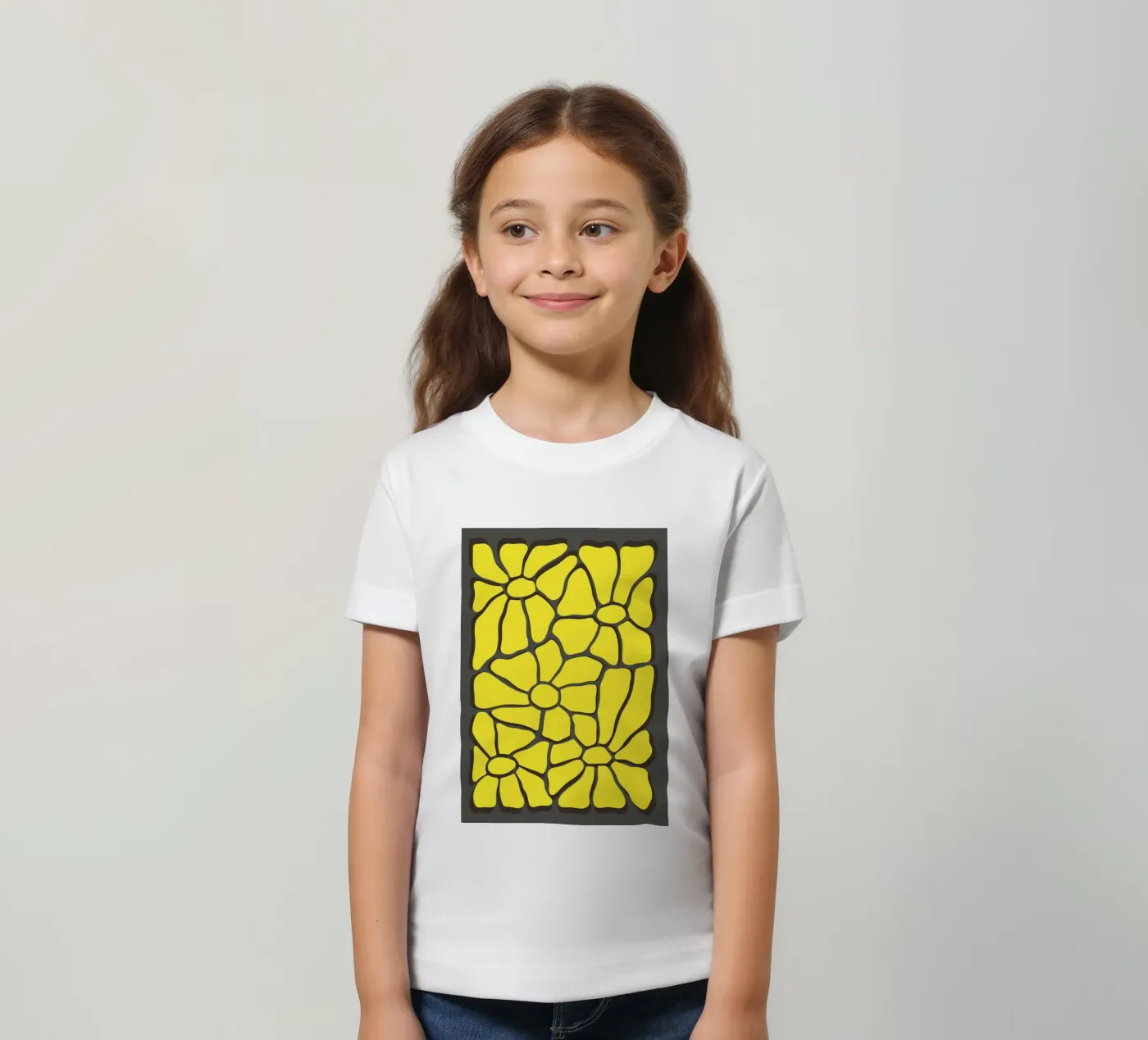 Flower composition kinder t-shirt van RS LAB STUDIO