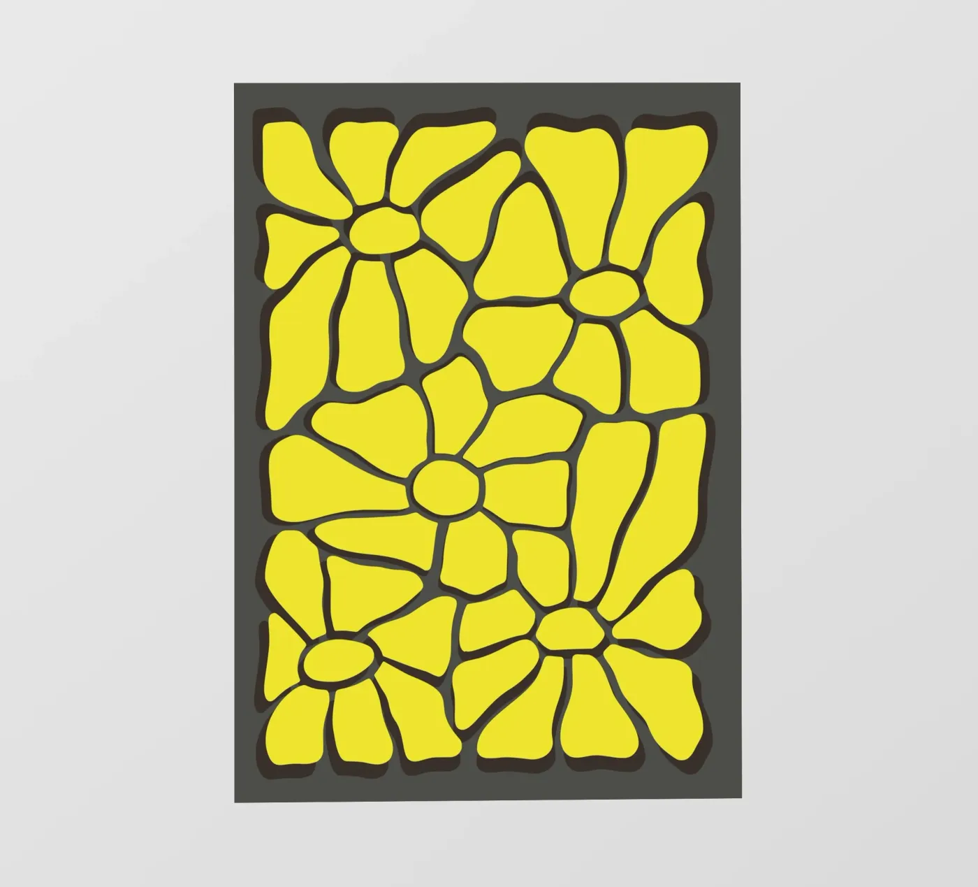 Flower composition fotobehang van RS LAB STUDIO