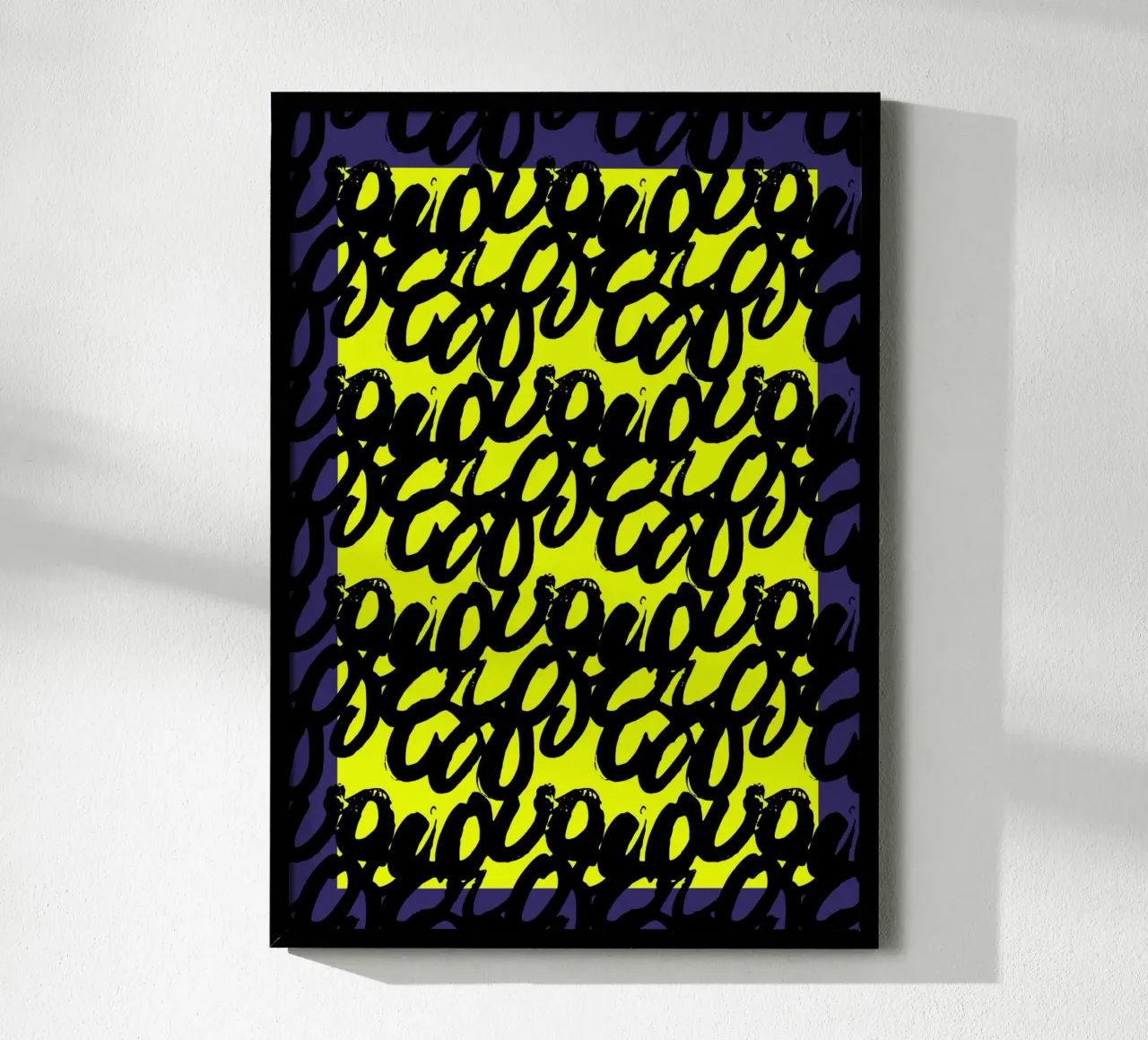 Solar Fade poster con telaio in legno da RS LAB STUDIO