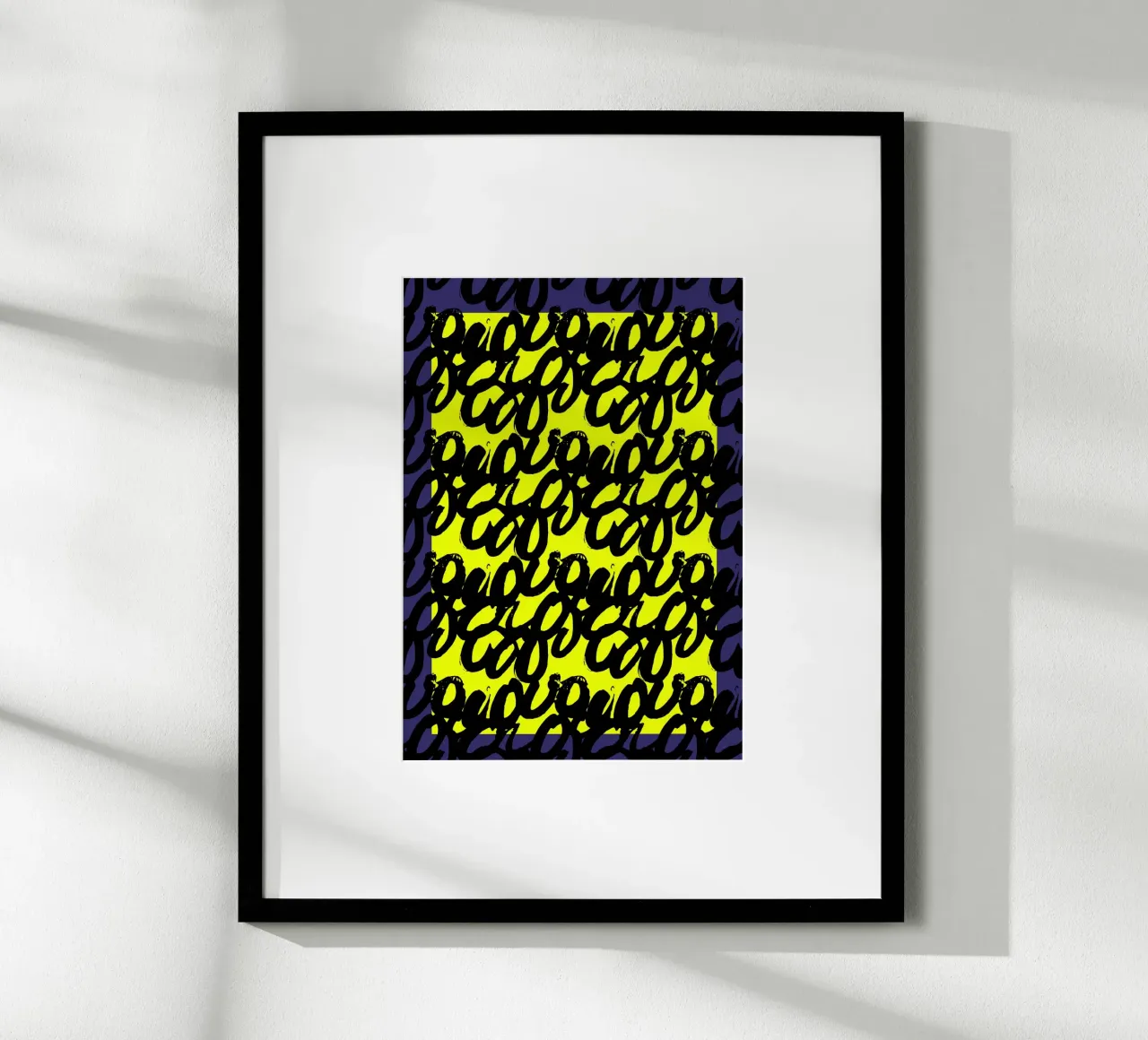 Solar Fade poster con telaio in legno da RS LAB STUDIO