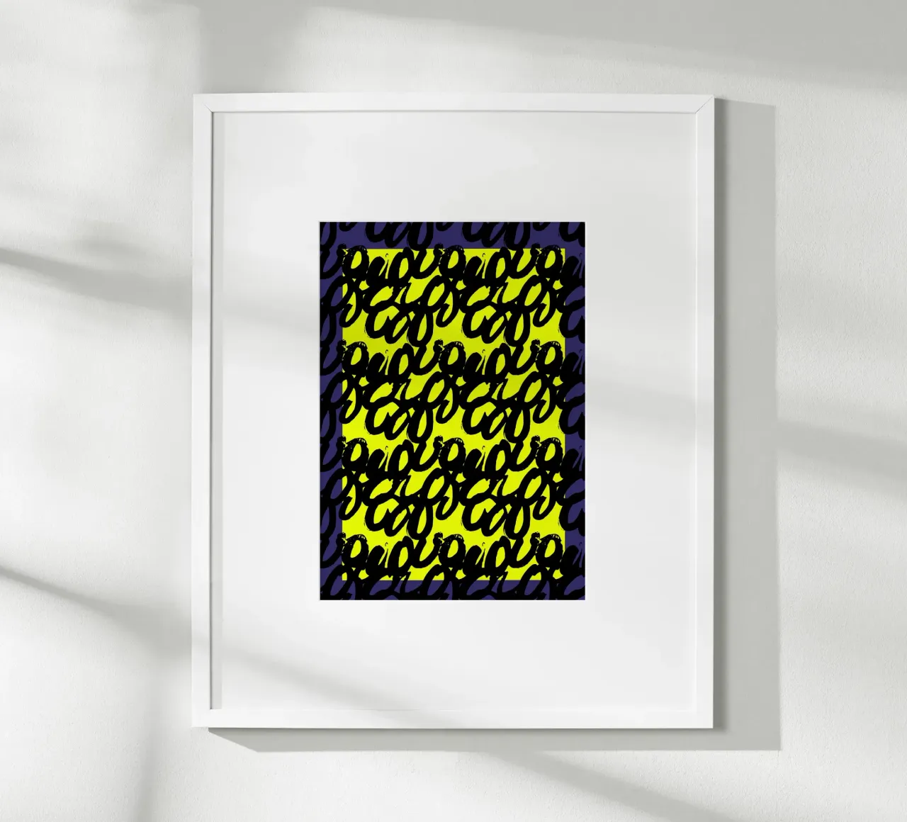 Solar Fade poster con telaio in legno da RS LAB STUDIO