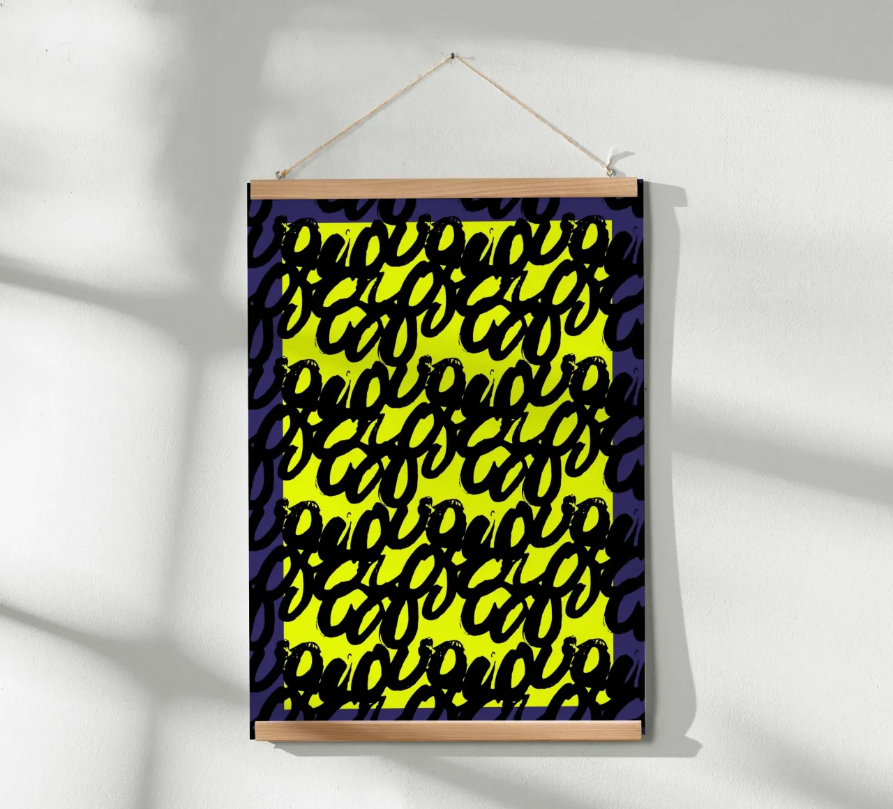 Solar Fade poster con telaio in legno da RS LAB STUDIO