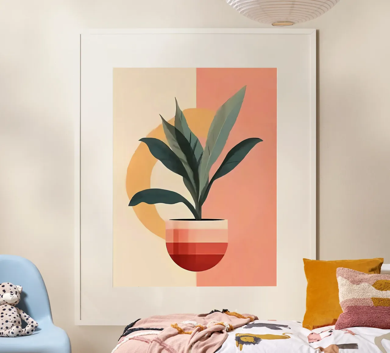 Astratto floreale poster da Jose