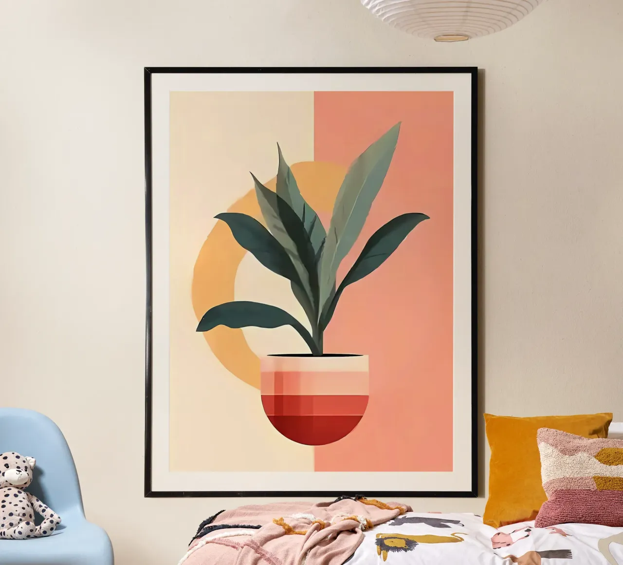 Astratto floreale poster da Jose