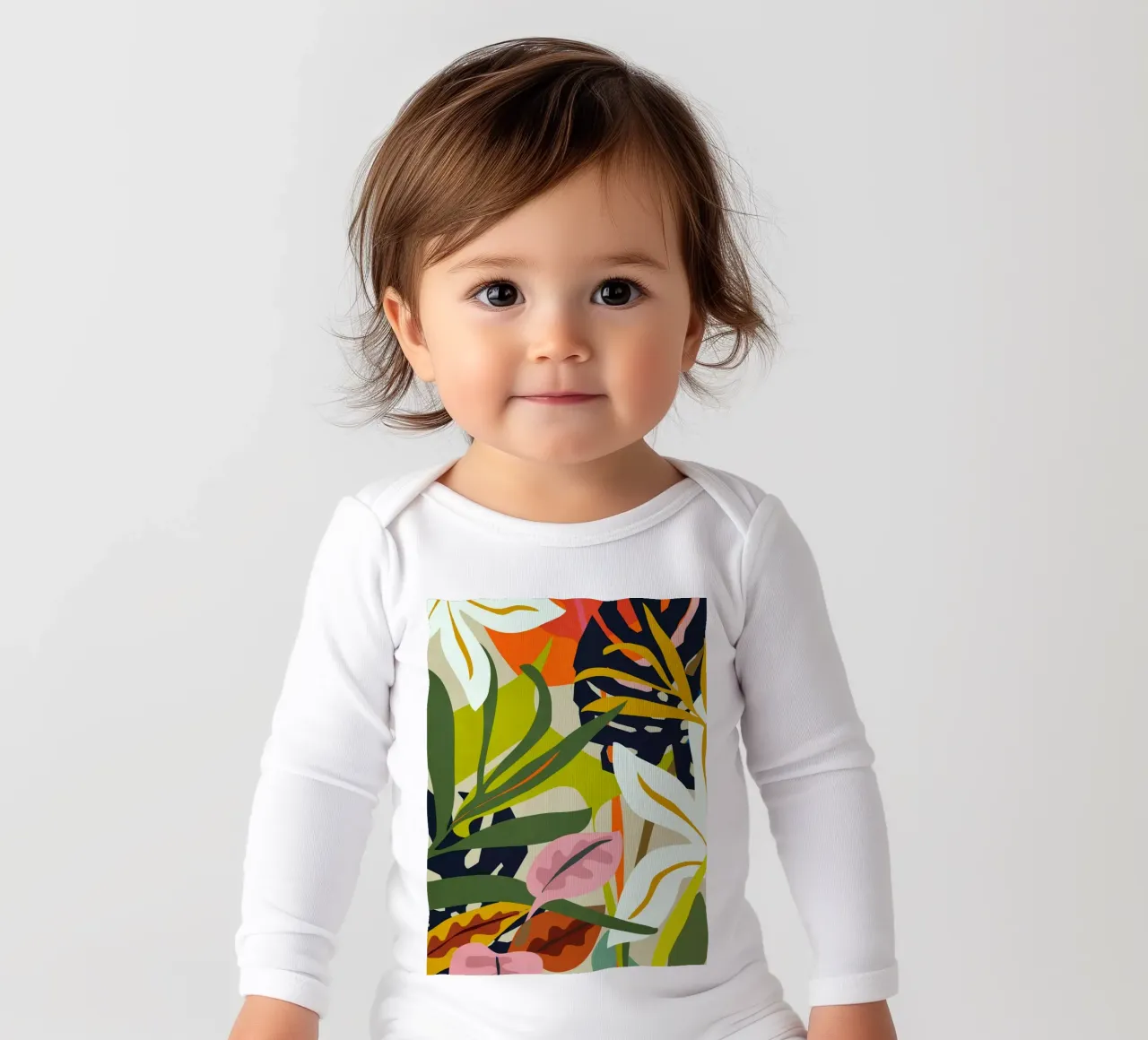 Dschungel Abstrakt 2 Langarm Babybody von ThingDesign