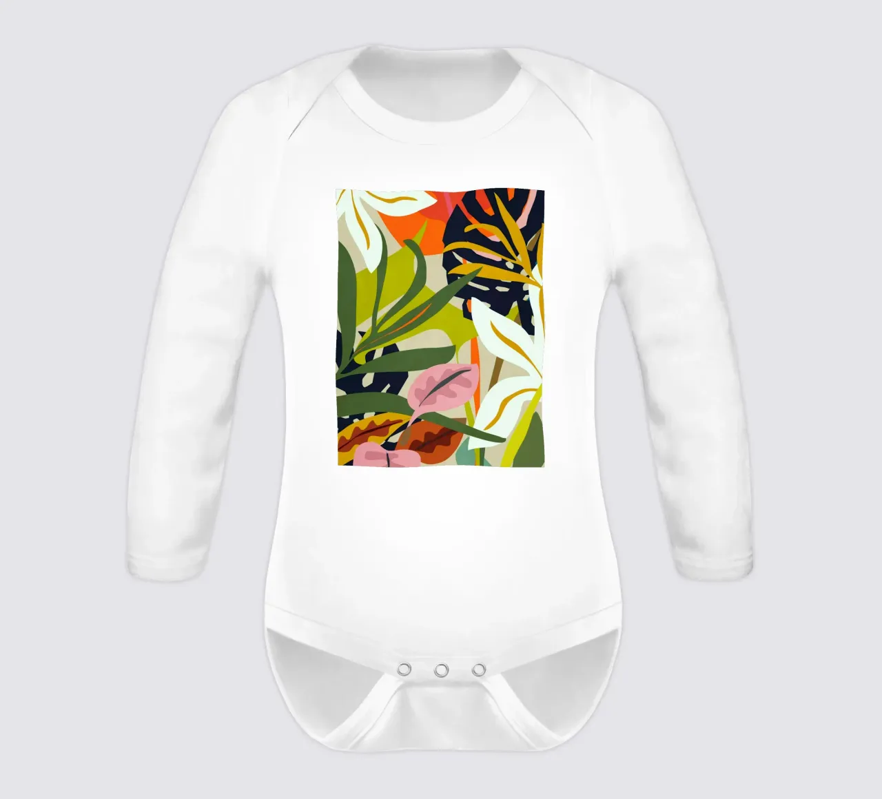 Dschungel Abstrakt 2 Langarm Babybody von ThingDesign