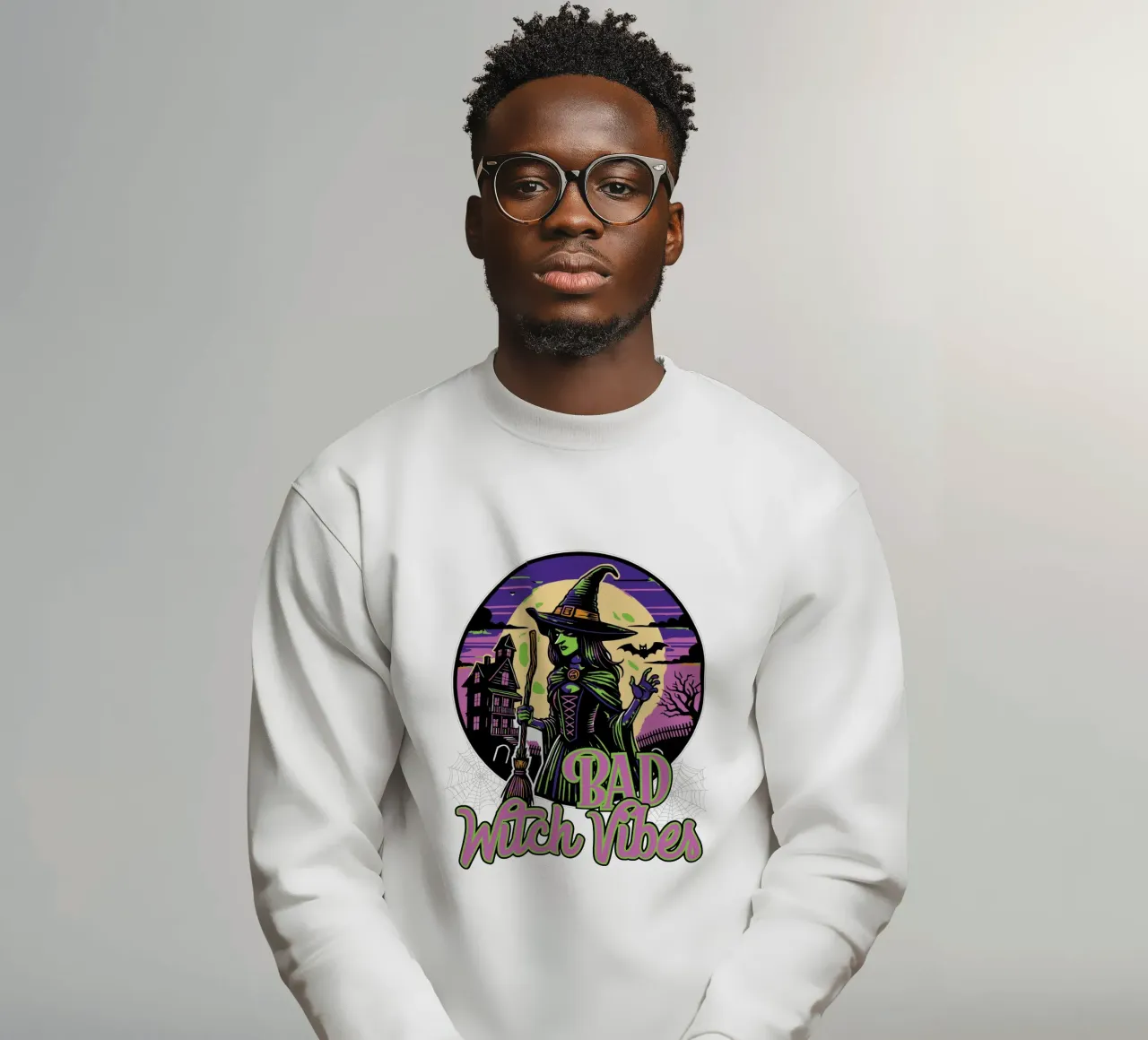 Bad Witch Vibes sweatshirt van edsonramosart