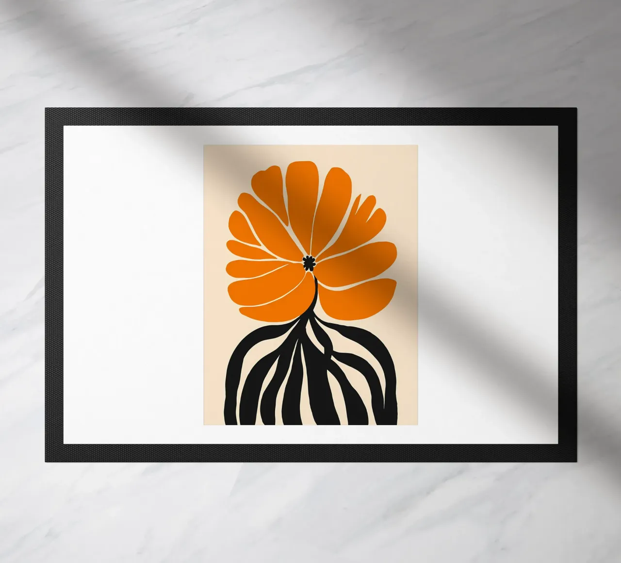 Grande fiore giallo zerbino da Jose