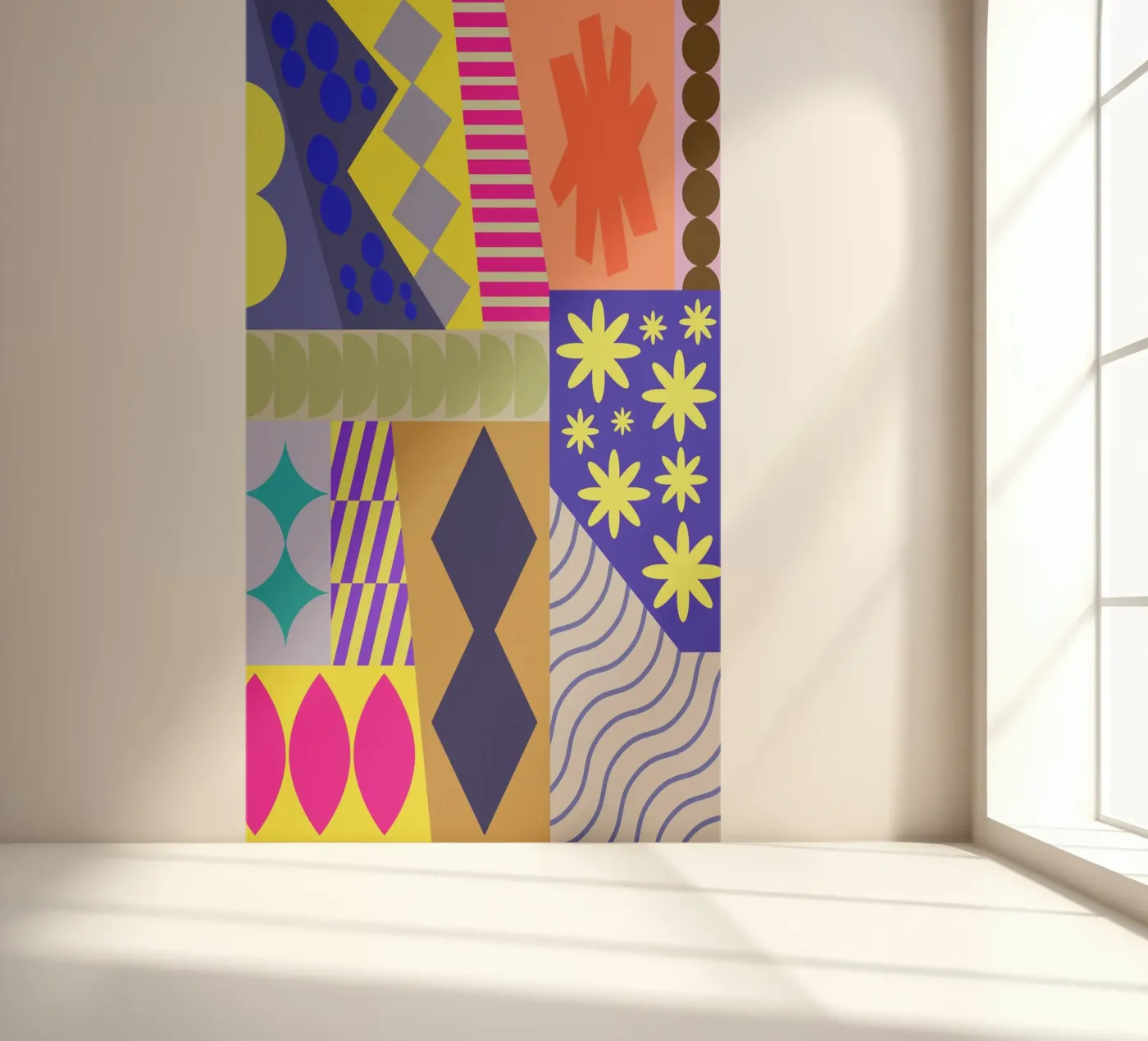 Soft Angles fotobehang van RS LAB STUDIO