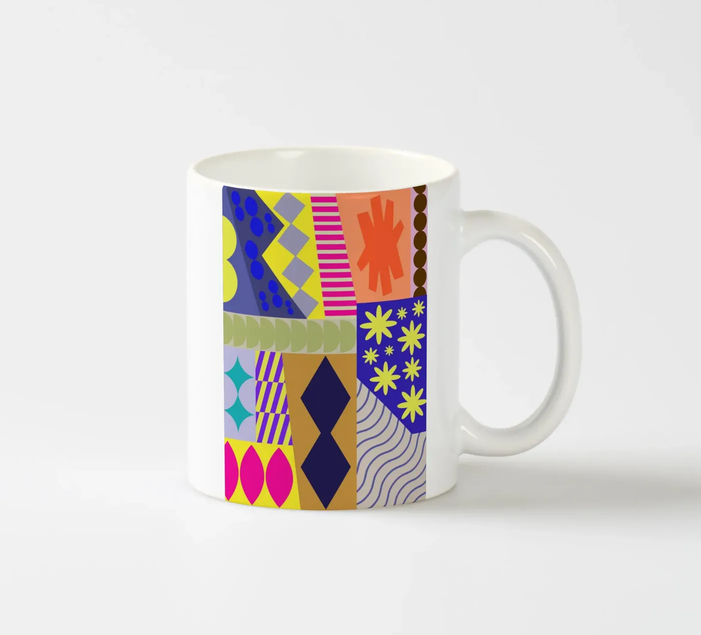 Soft Angles ceramic mug by RS LAB STUDIO