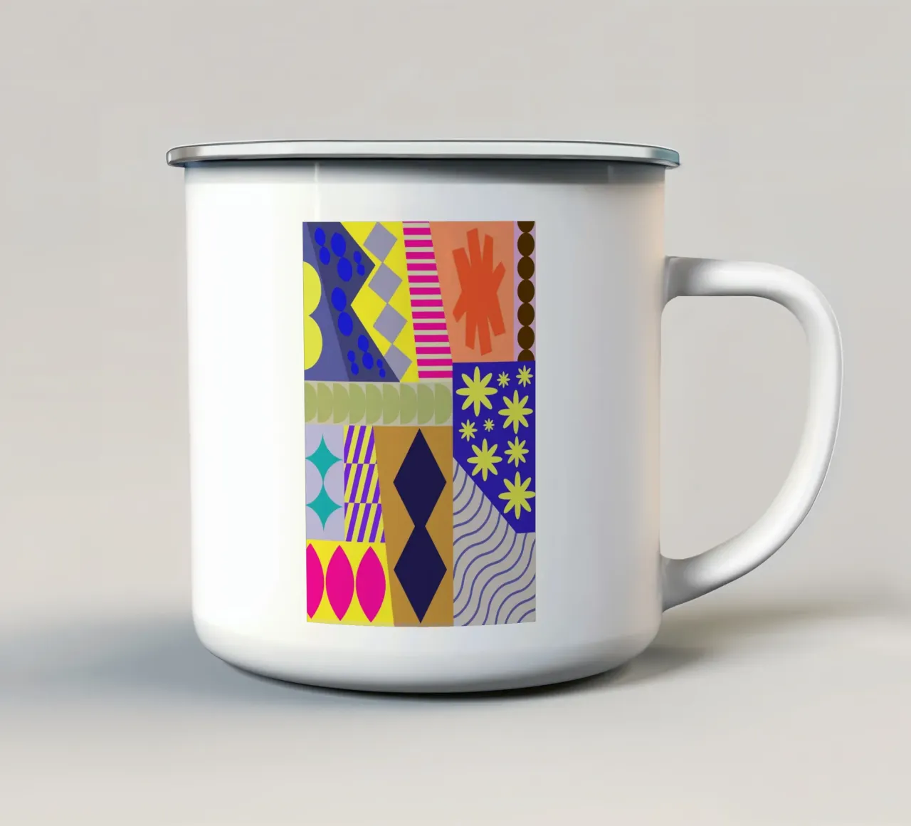 Soft Angles tazza in smalto da RS LAB STUDIO