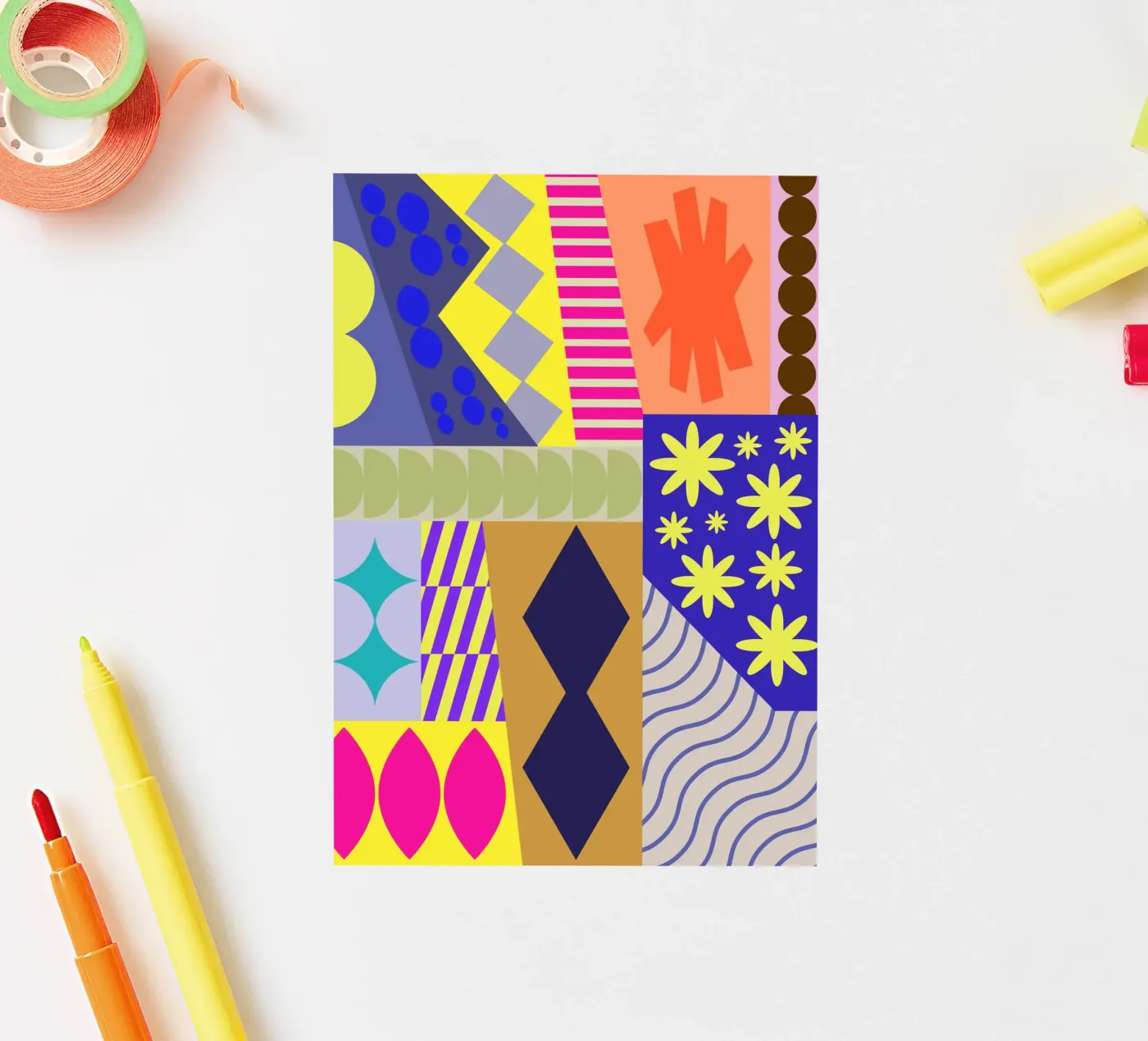 Soft Angles sticker van RS LAB STUDIO