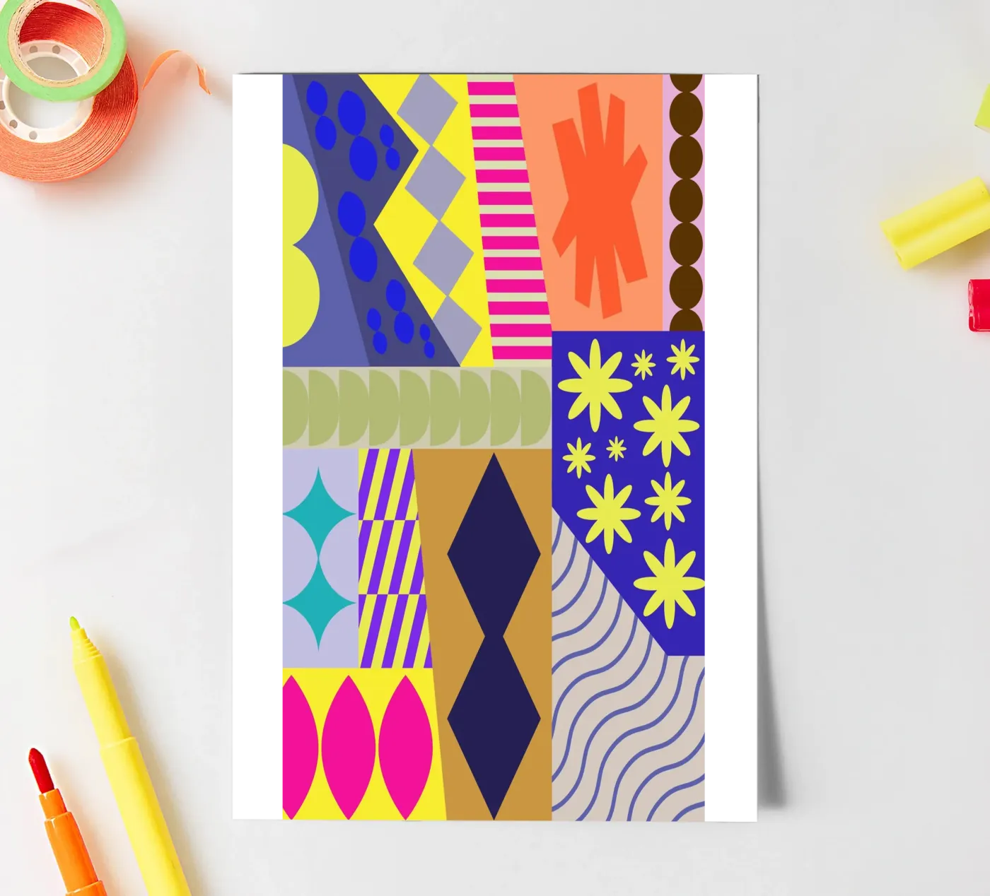 Soft Angles sticker sheet by RS LAB STUDIO