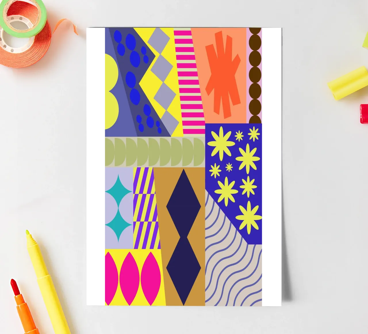 Soft Angles sticker sheet by RS LAB STUDIO