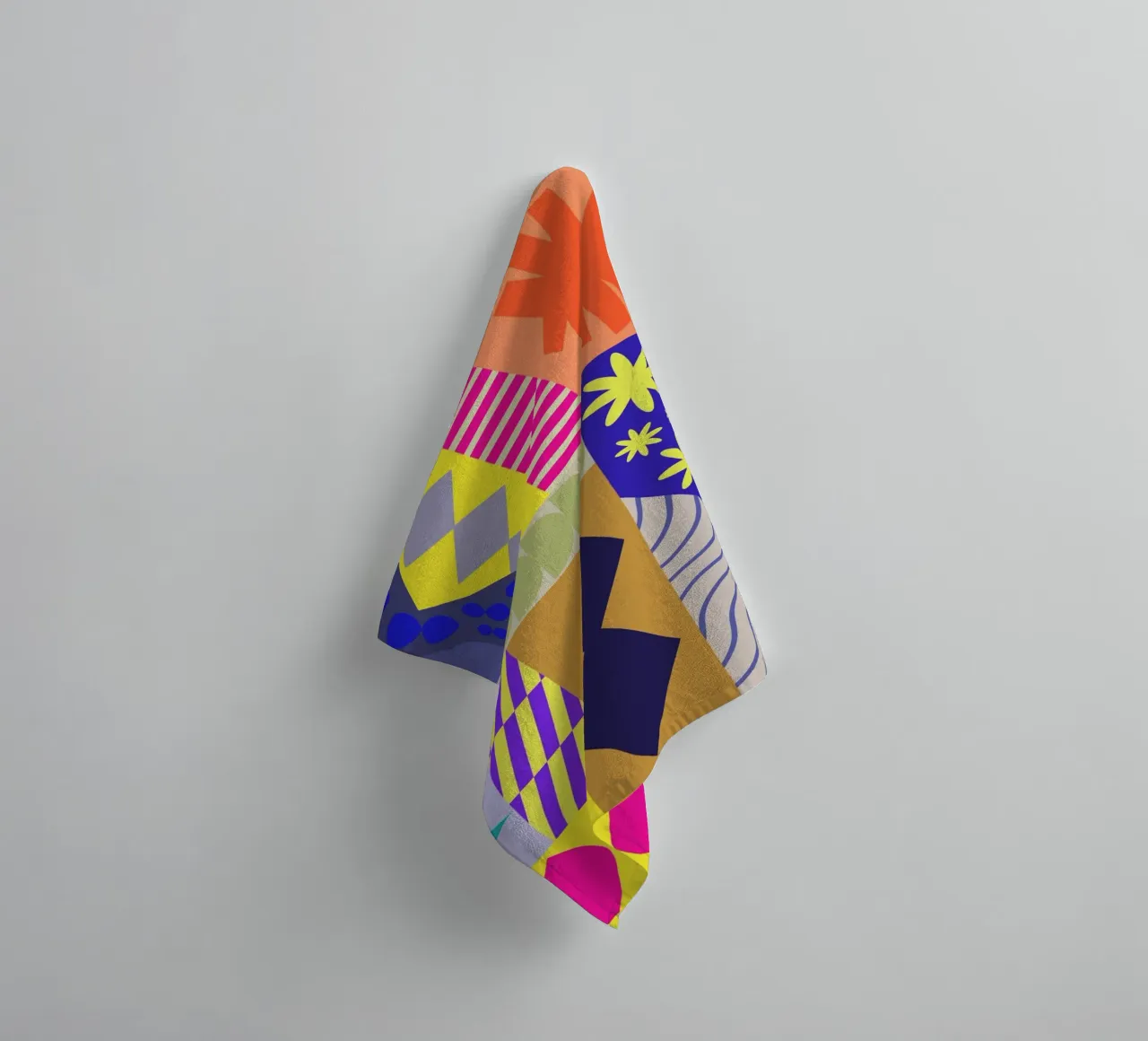 Soft Angles towel by RS LAB STUDIO