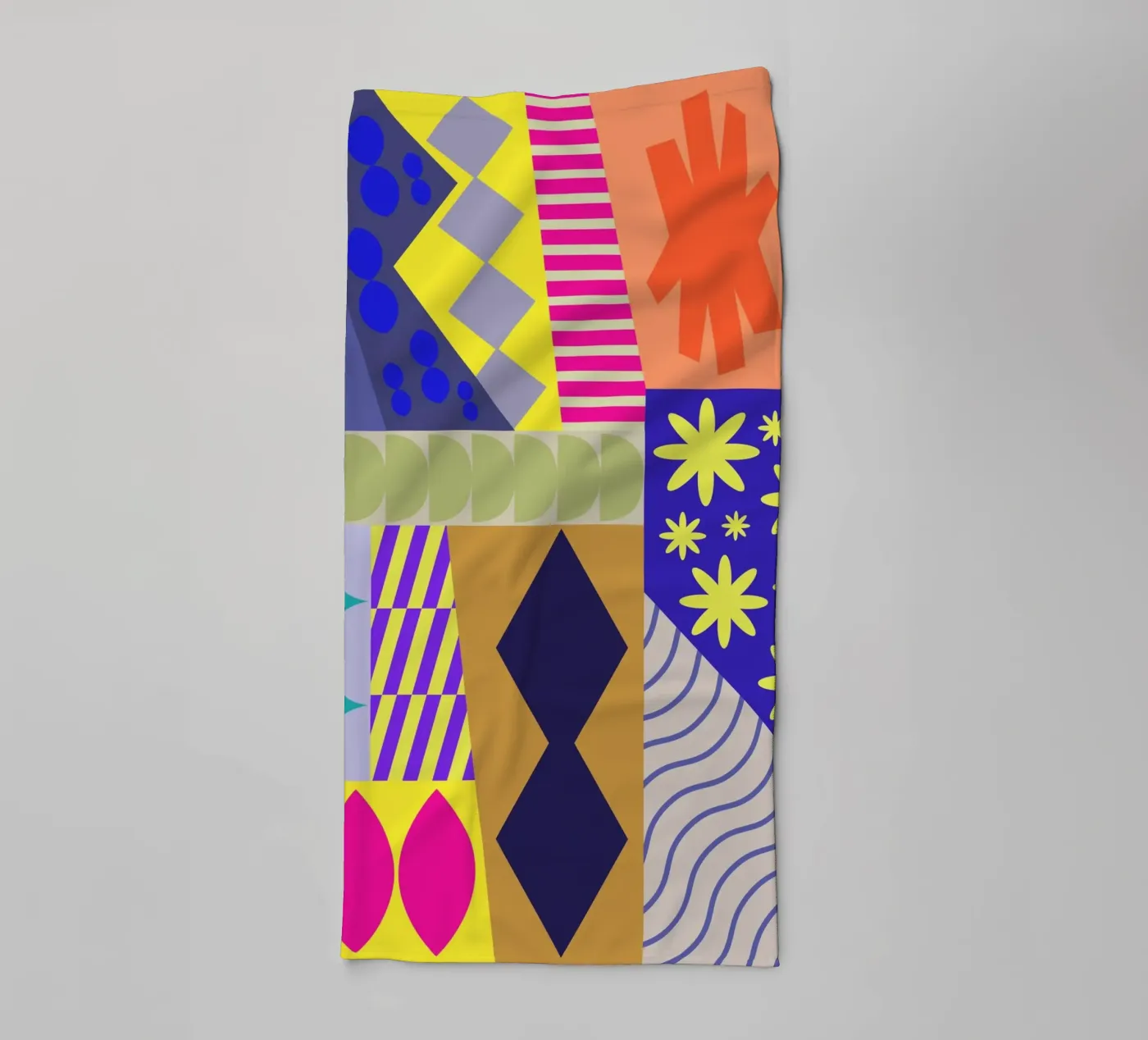 Soft Angles towel by RS LAB STUDIO