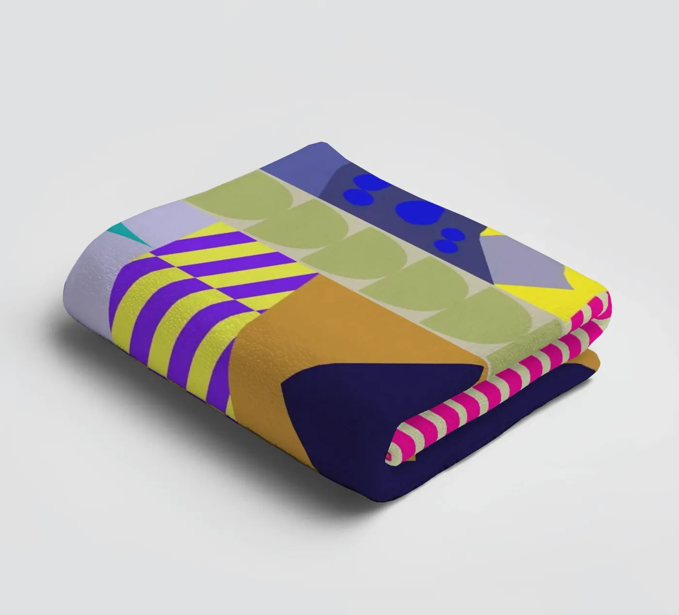 Soft Angles towel by RS LAB STUDIO