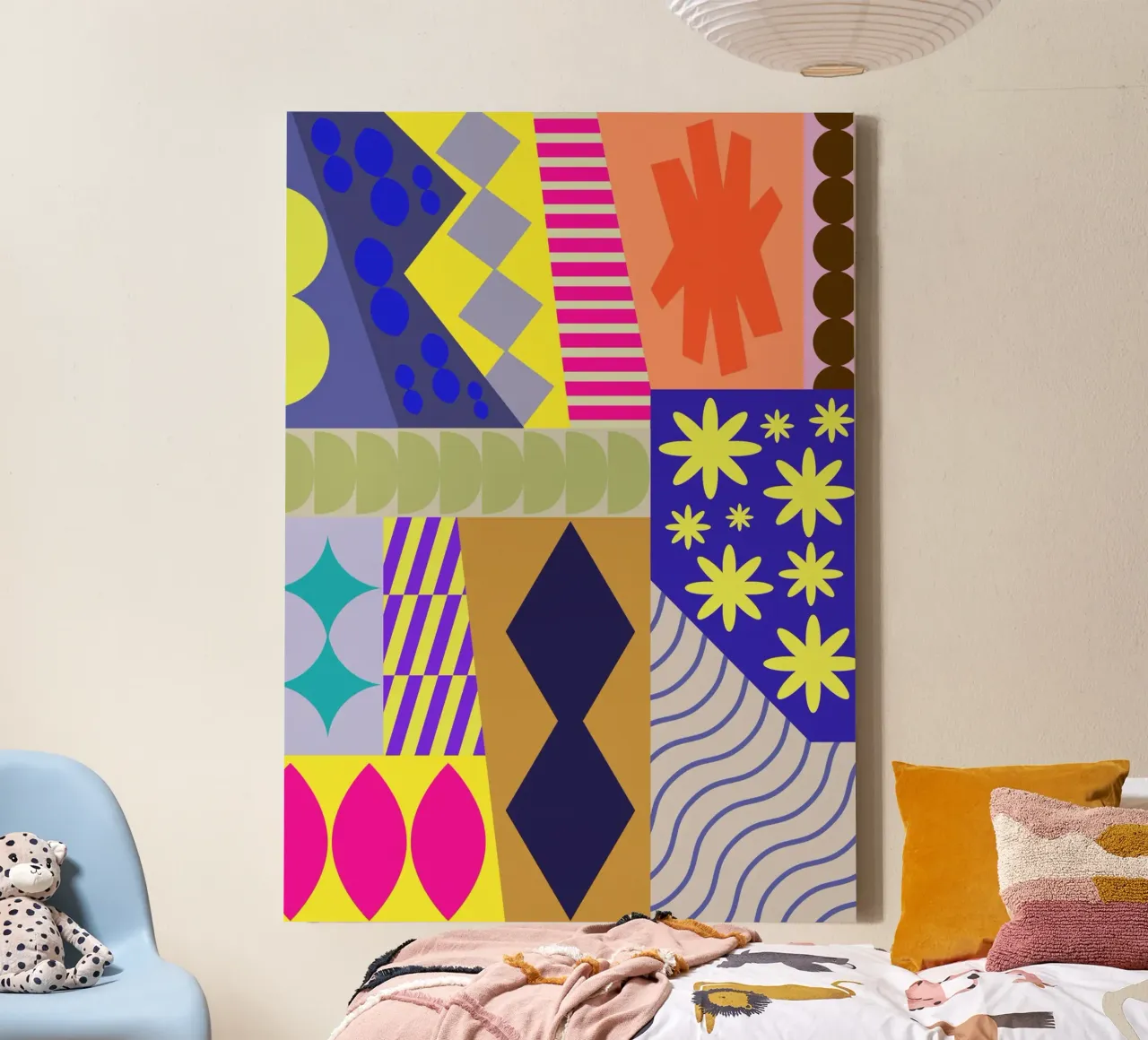 Soft Angles canvas by RS LAB STUDIO